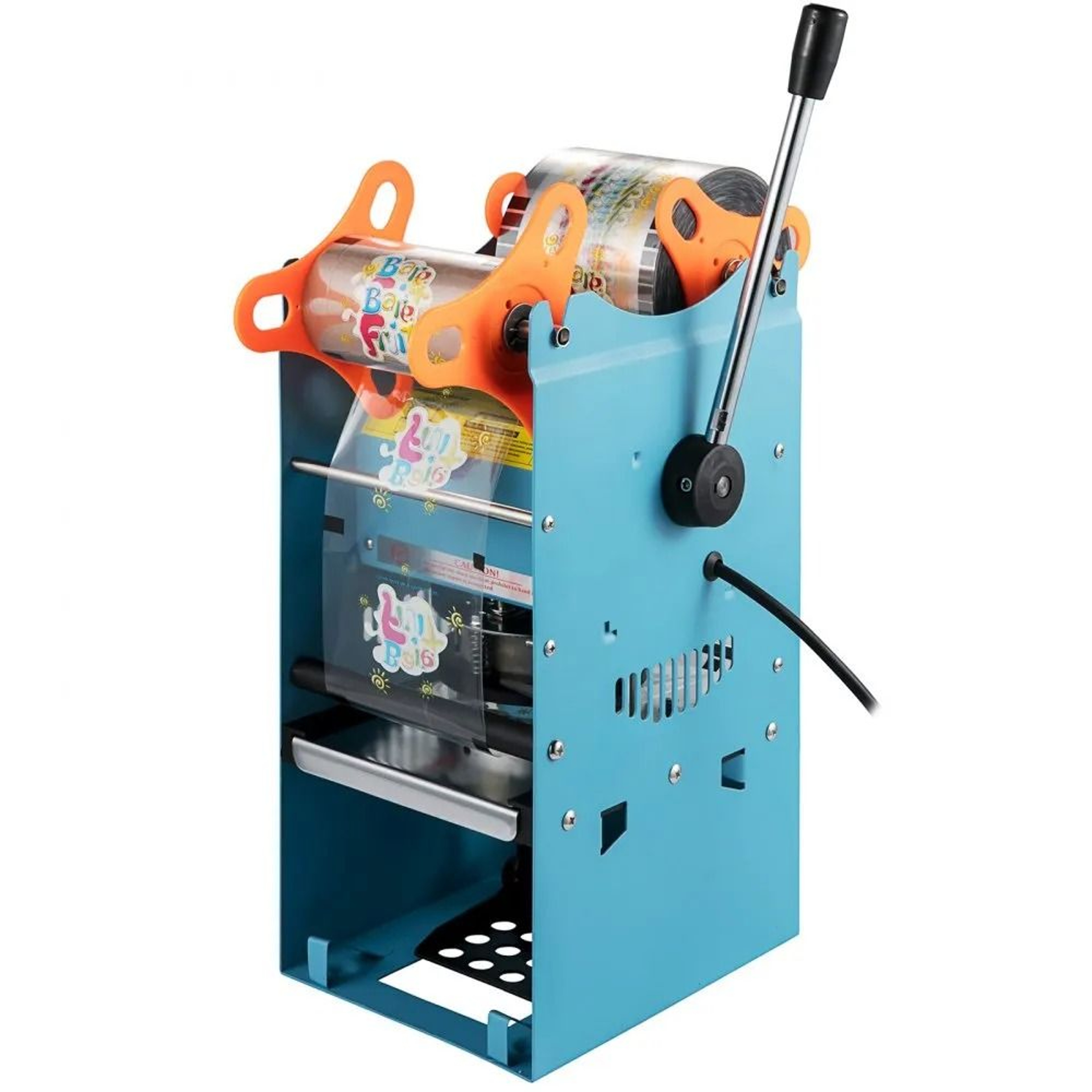 Manual Tea Cup Sealer Machine 500 Cups Hour Boba Tea Sealing Machine 8