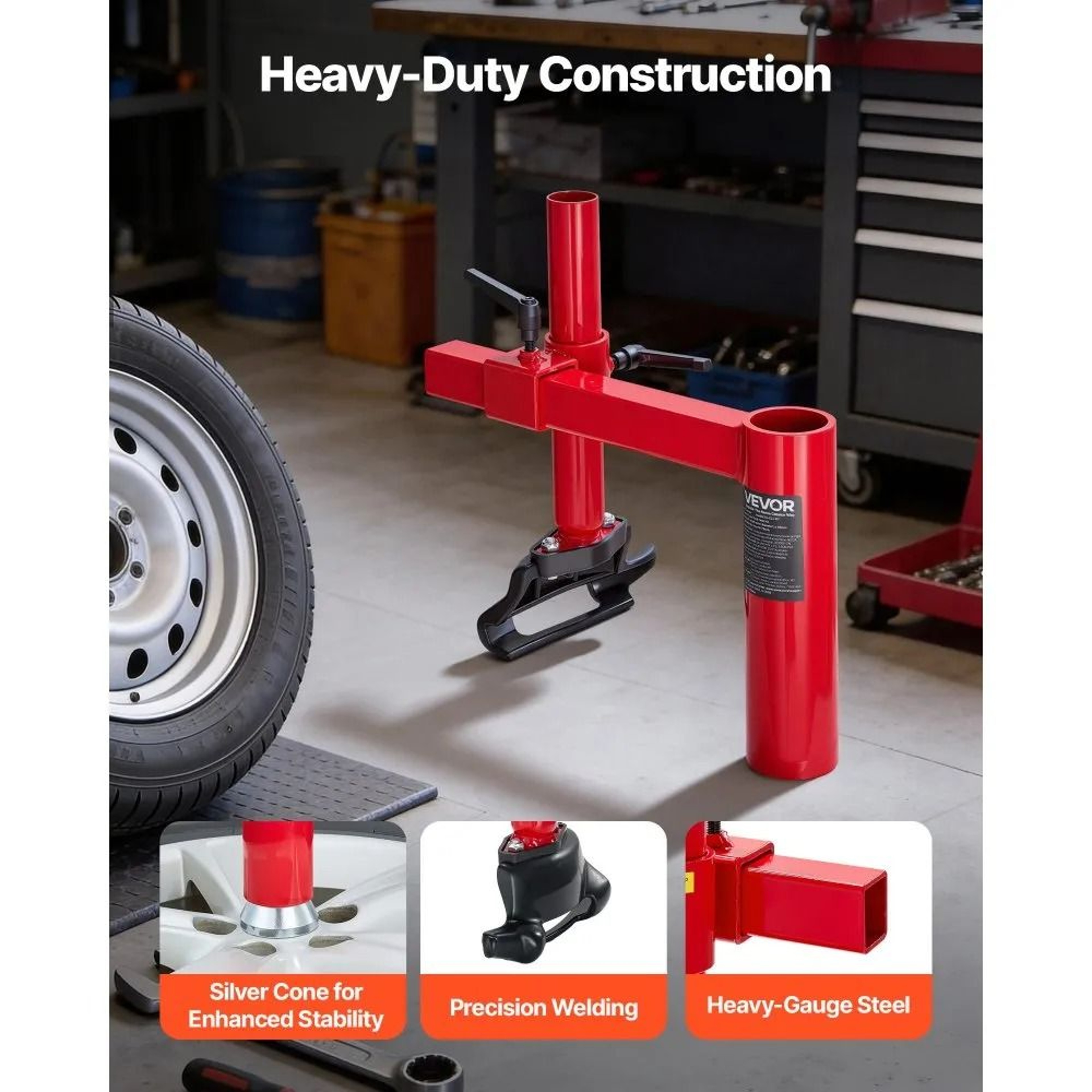 Heavy Duty Manual Tire Changer Duck Head Kit For 16 To 21 Inch Wheels 3
