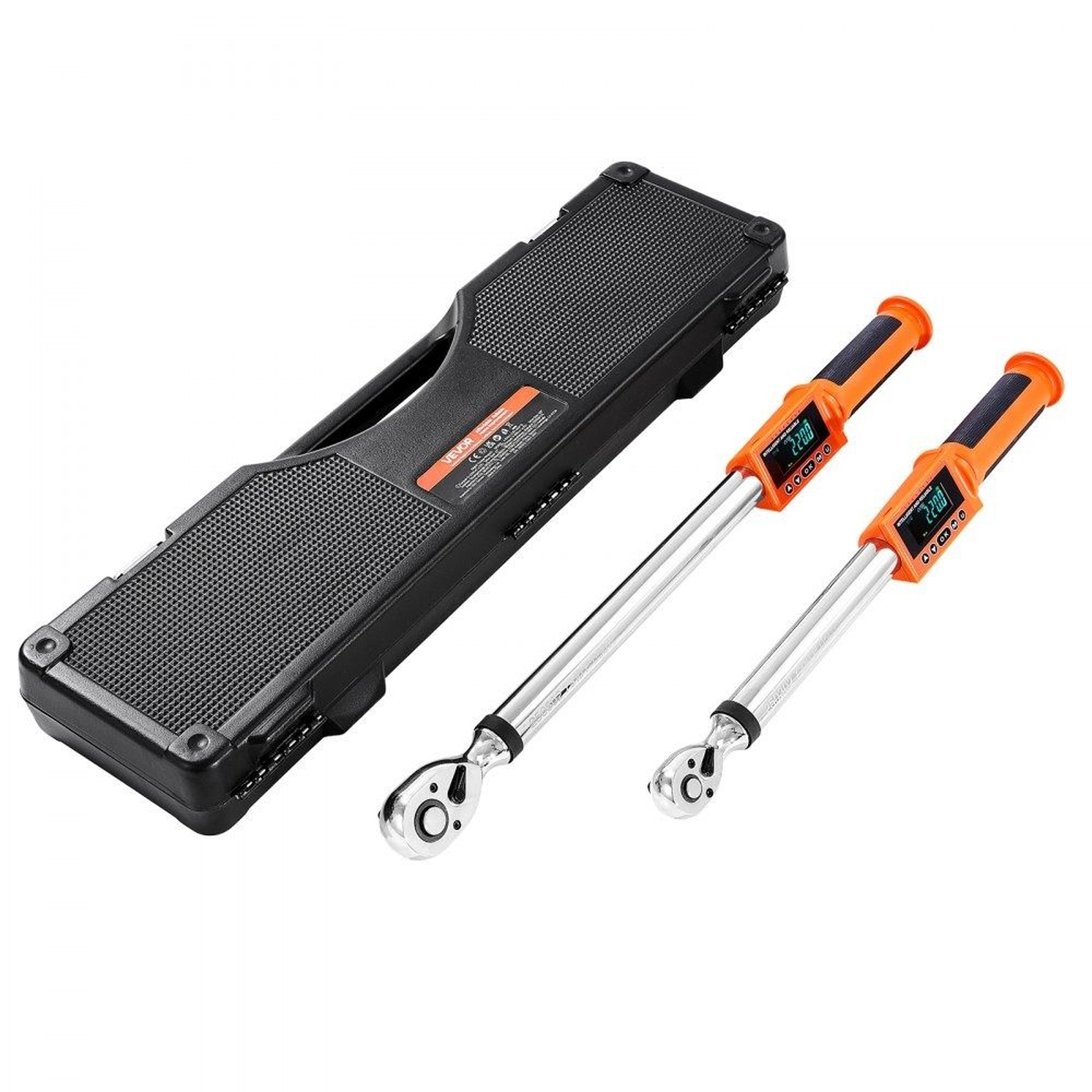 Digital Torque Wrench Set 2 Piece High Accuracy Electronic Torque Tool 8