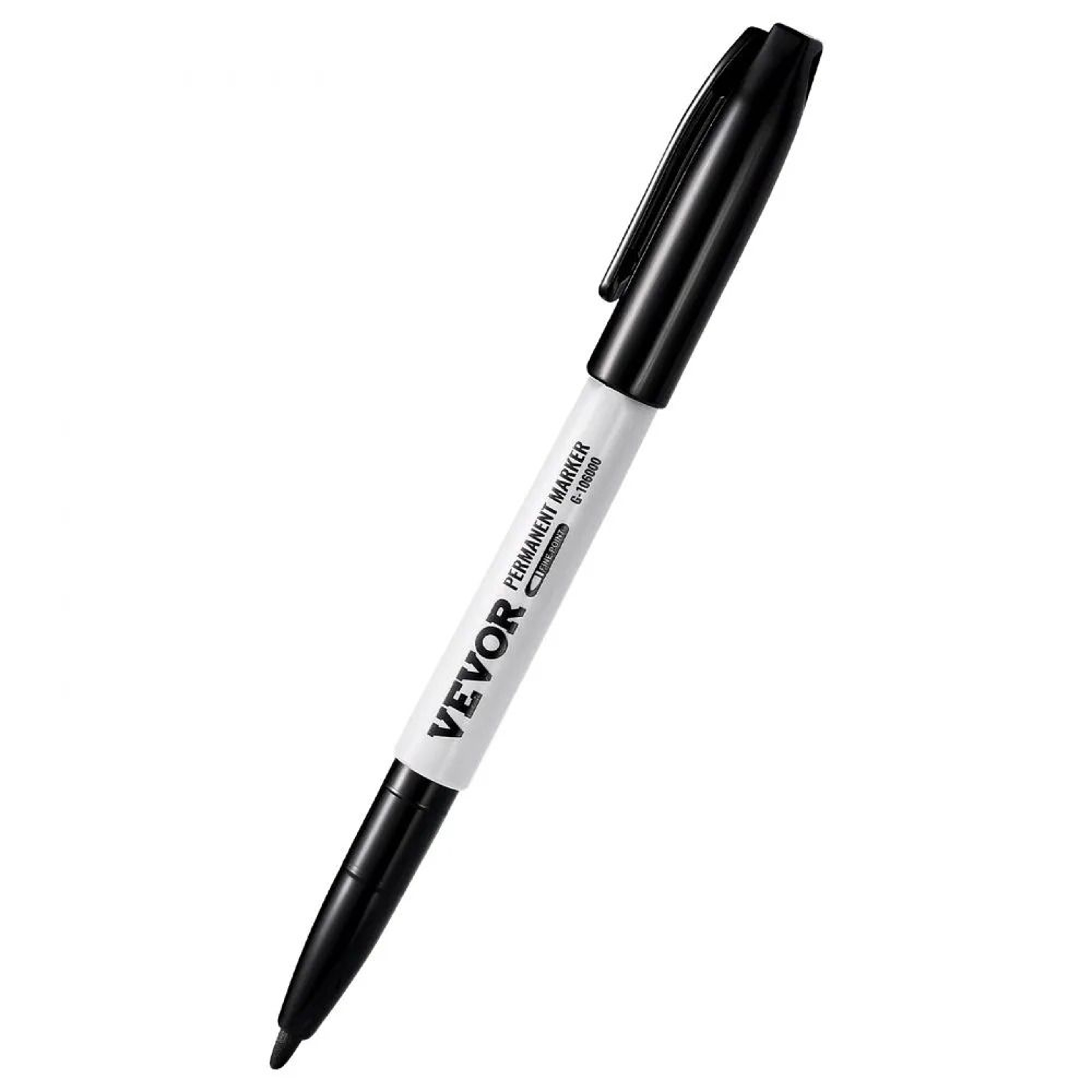 36 Pack Black Permanent Markers Fine Point Waterproof Quick Dry Ink Pens 10