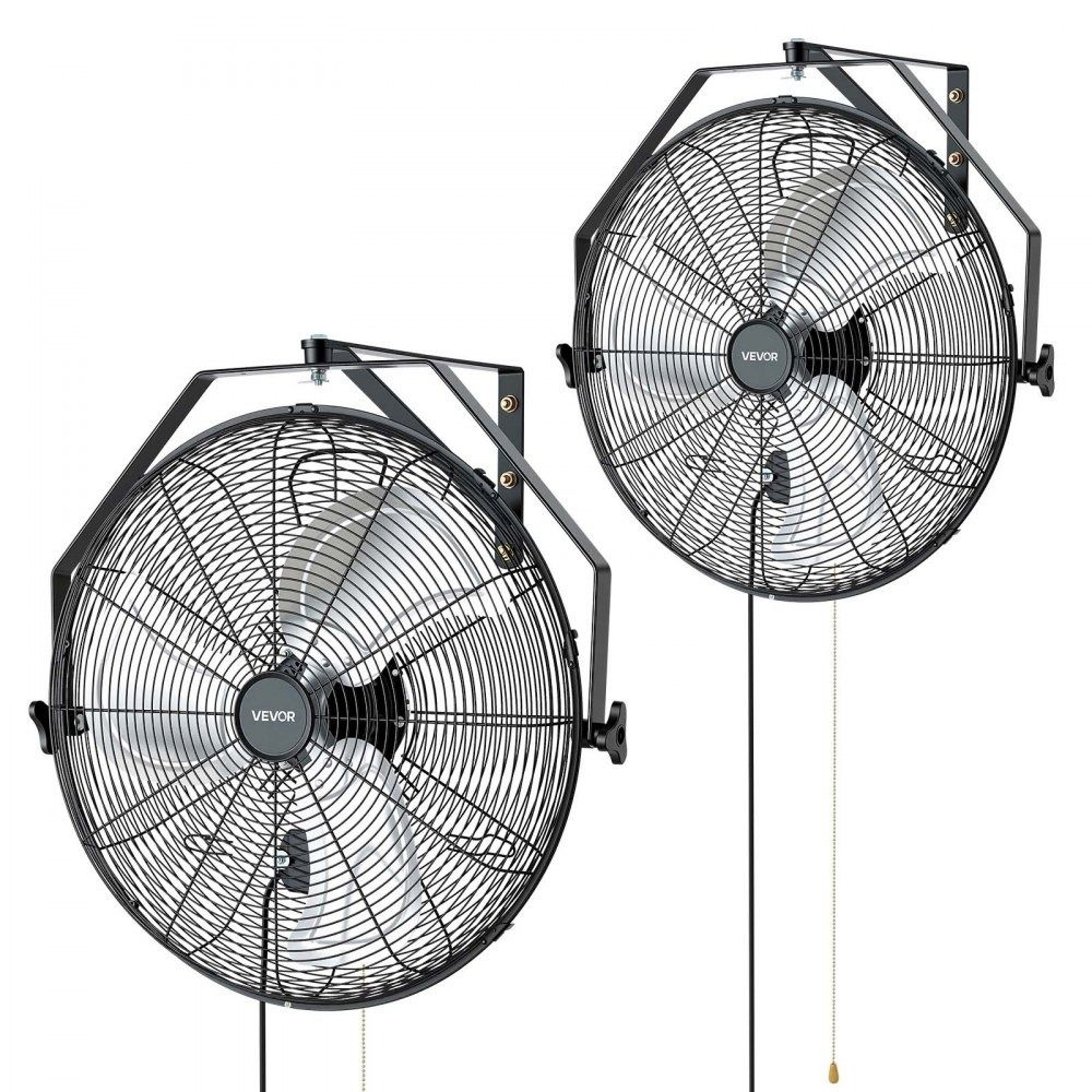 20 Inch Wall Mount Fan With Powerful Airflow For Garage Workshop And Commercial Cooling 0
