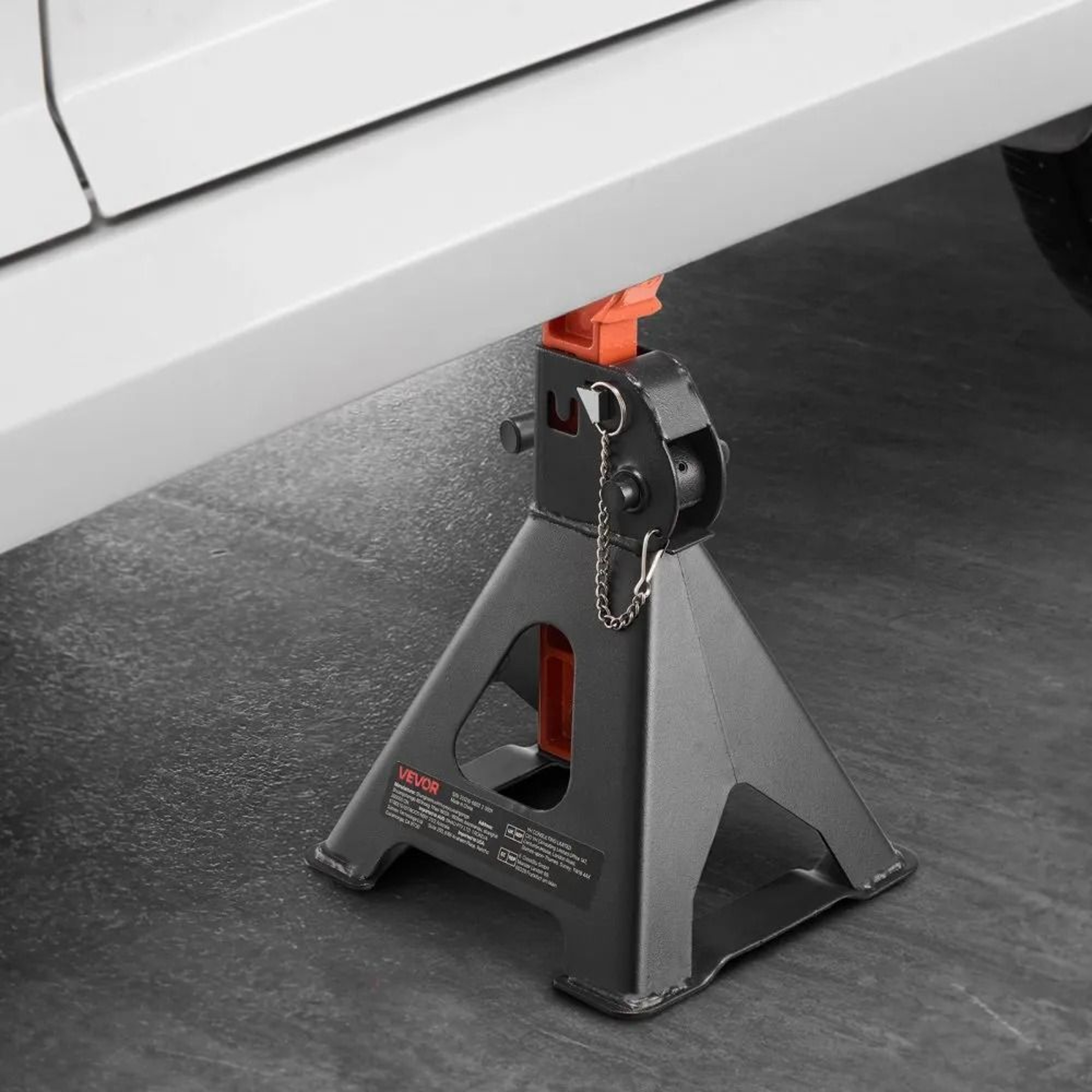 Heavy Duty 3 Ton Adjustable Jack Stands With Double Locking For Vehicle Repair 6