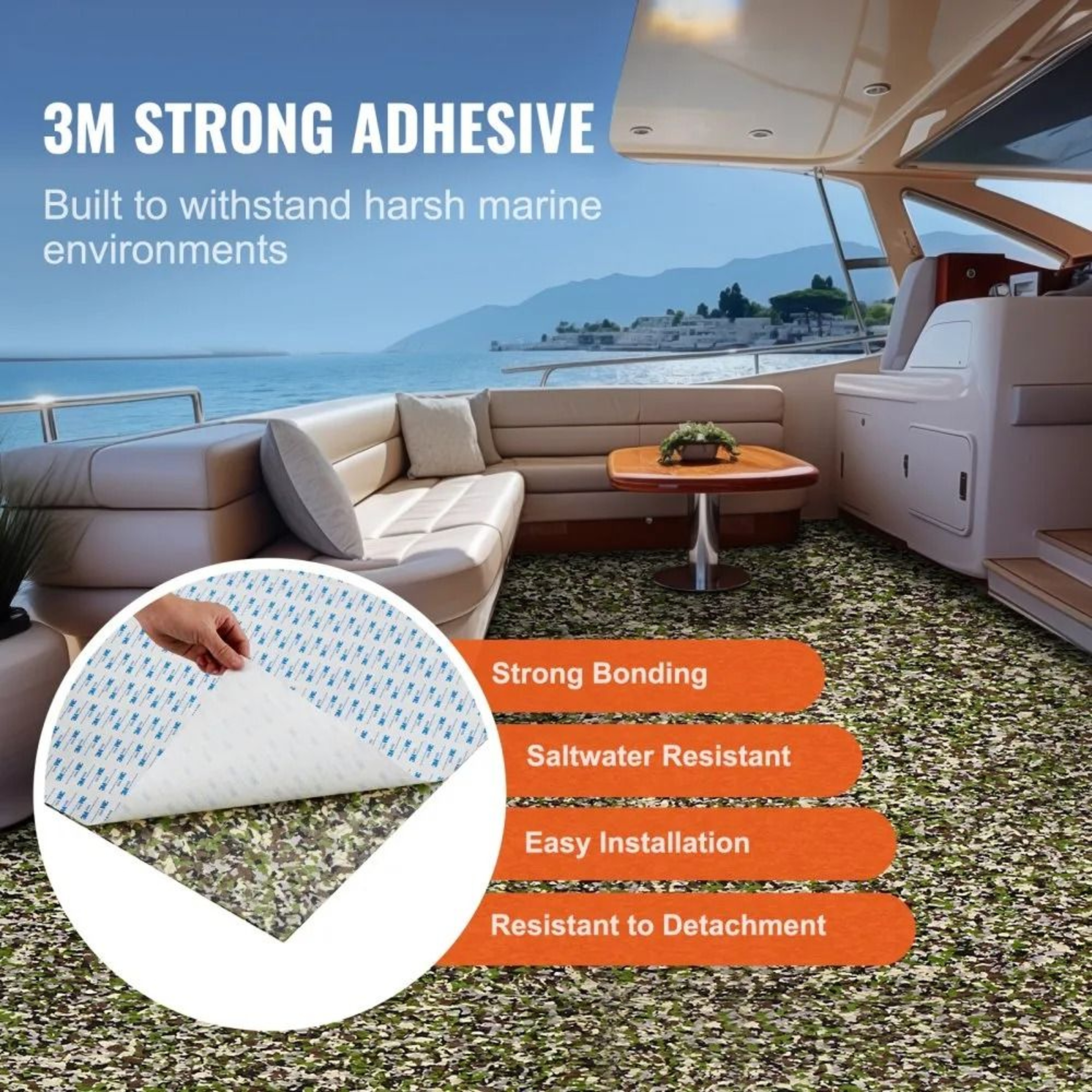 Boat Flooring EVA Foam Decking Non Slip Marine Floor Mat 2