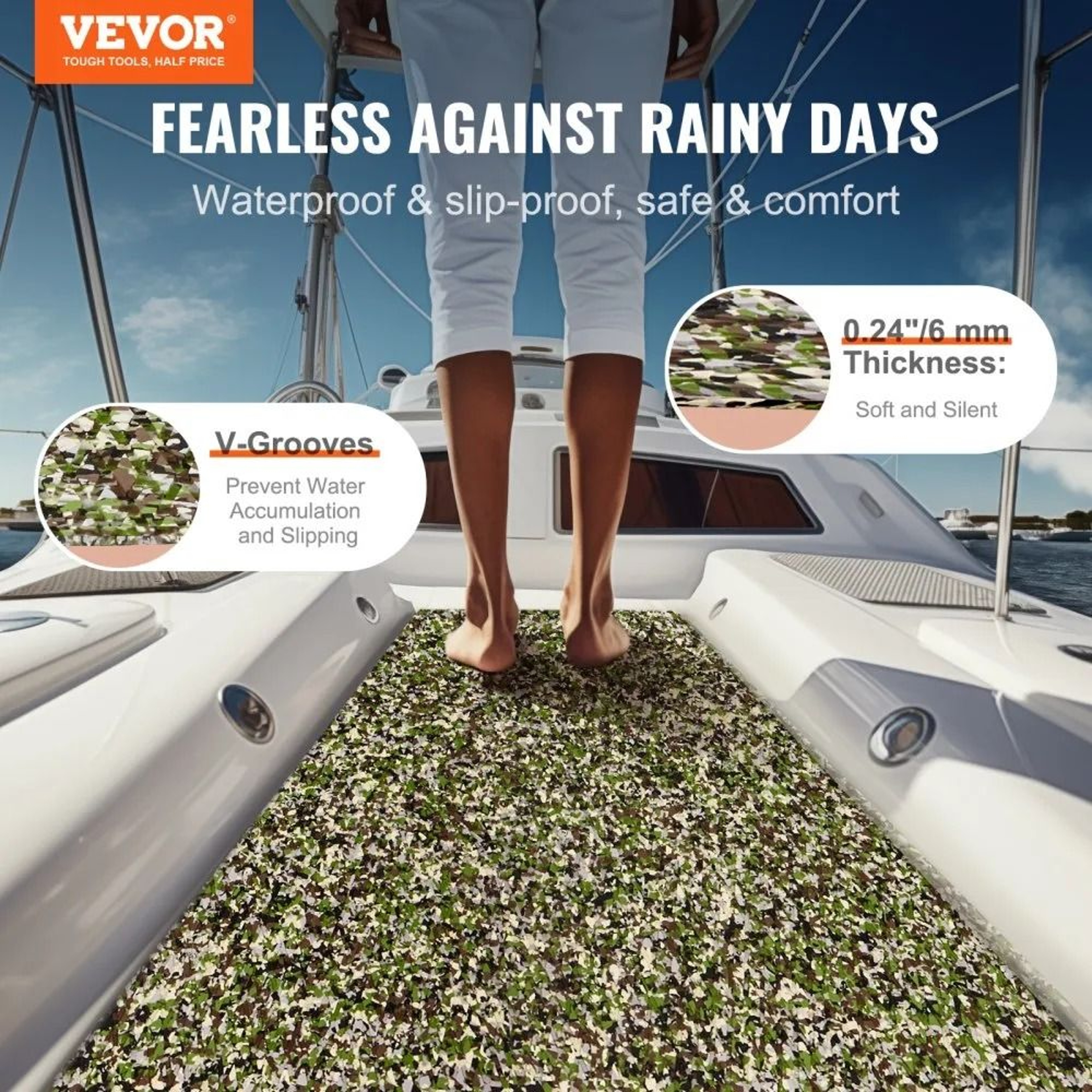 Boat Flooring EVA Foam Decking Non Slip Marine Floor Mat 1