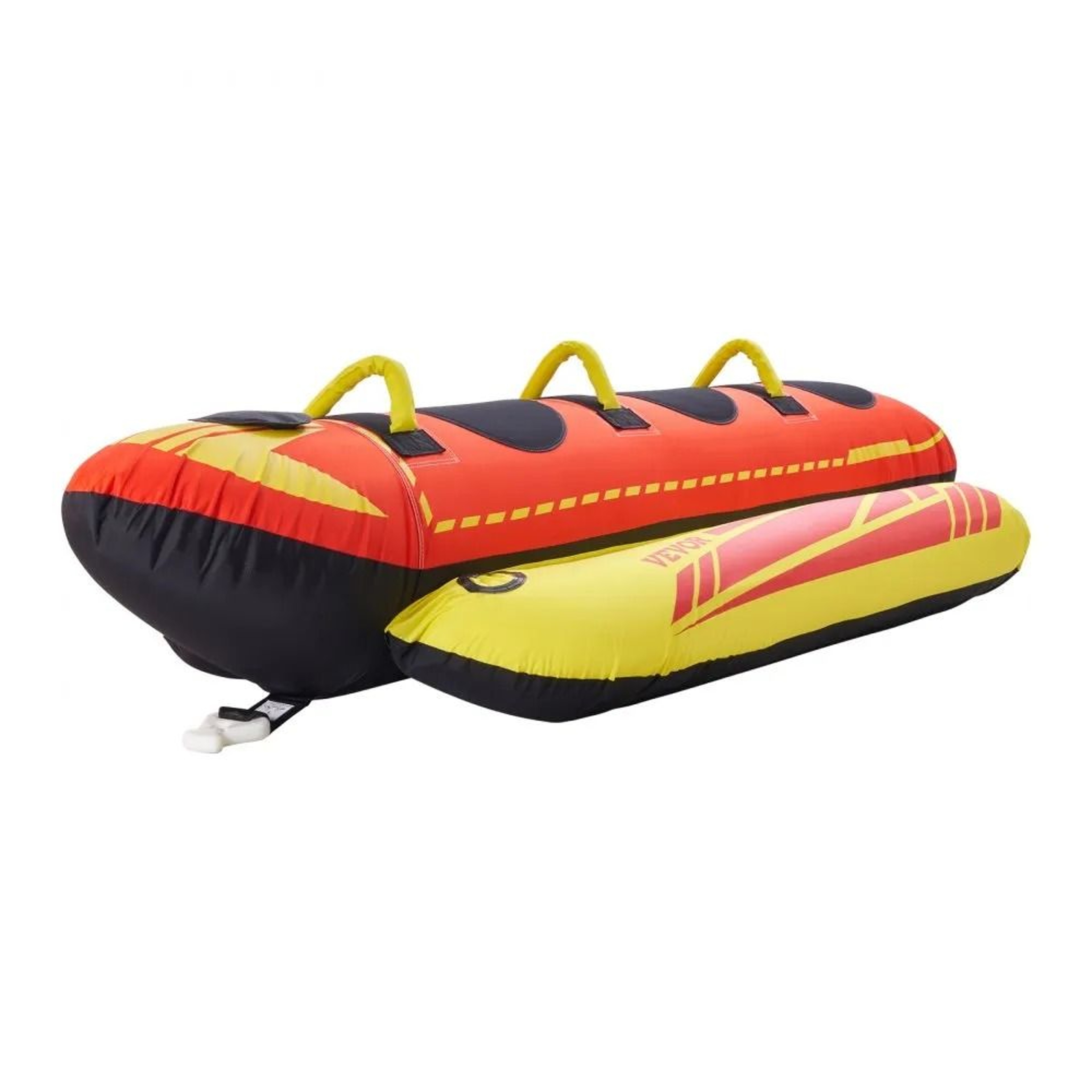 3 Person Towable Tube For Boating Inflatable Water Sport Tube With Nylon Cover And Padded Handles 8
