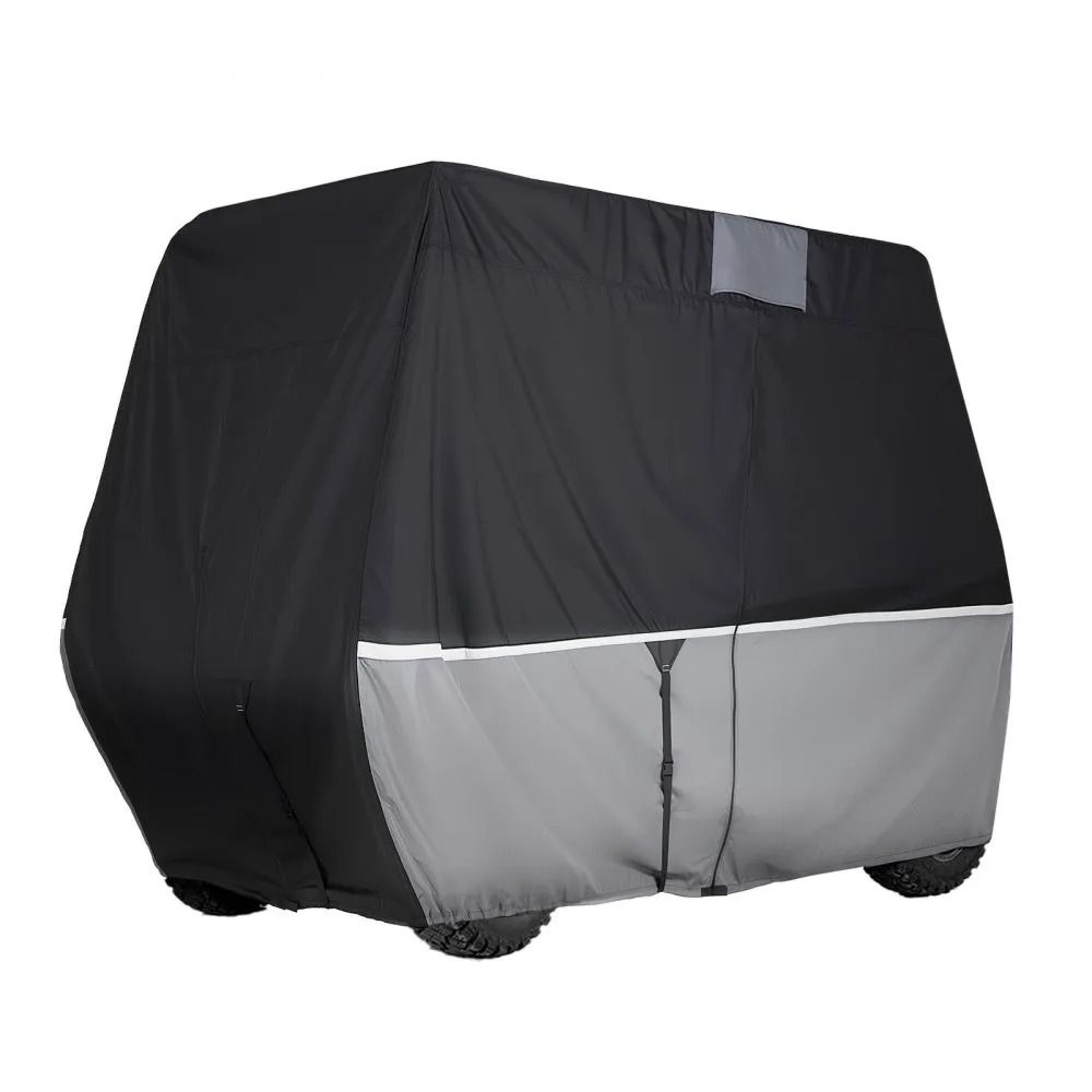 Golf Cart Cover Full Coverage 224 Passenger Waterproof 420D Oxford Fabric 8