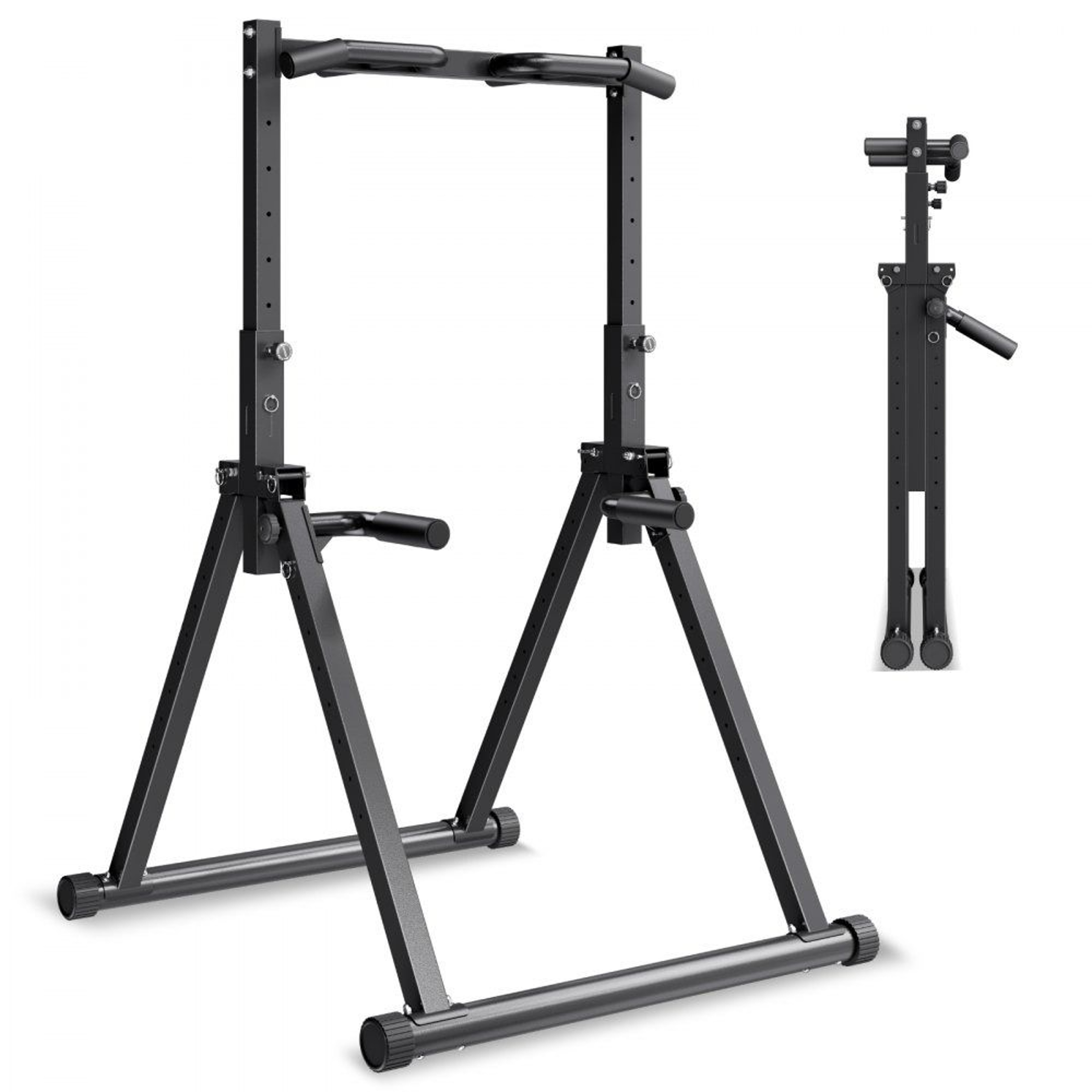 Adjustable Freestanding Pull Up Bar Station For Full Body Home Workouts 0