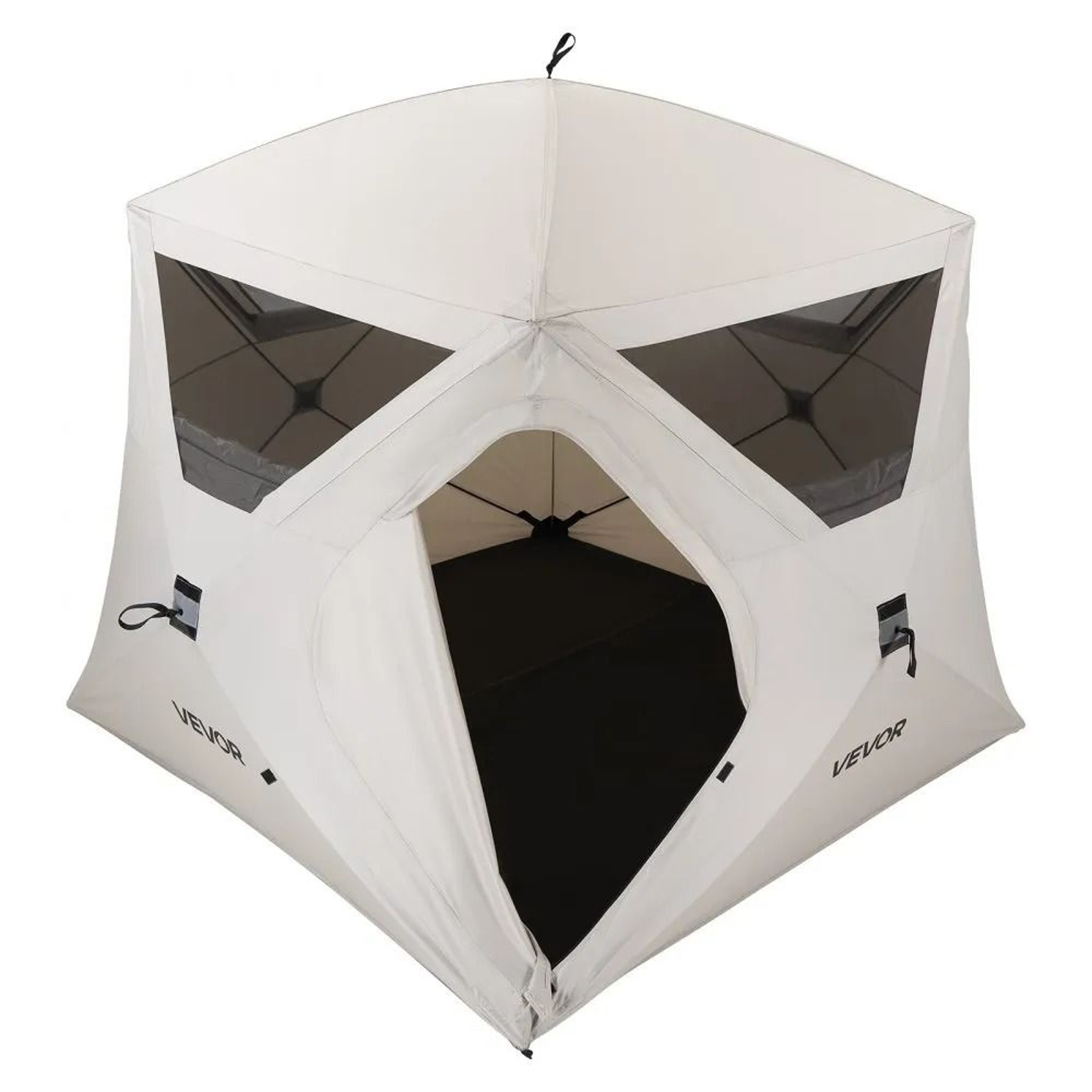 60 Second 4 Person Instant Cabin Tent With Stand Up Interior 9