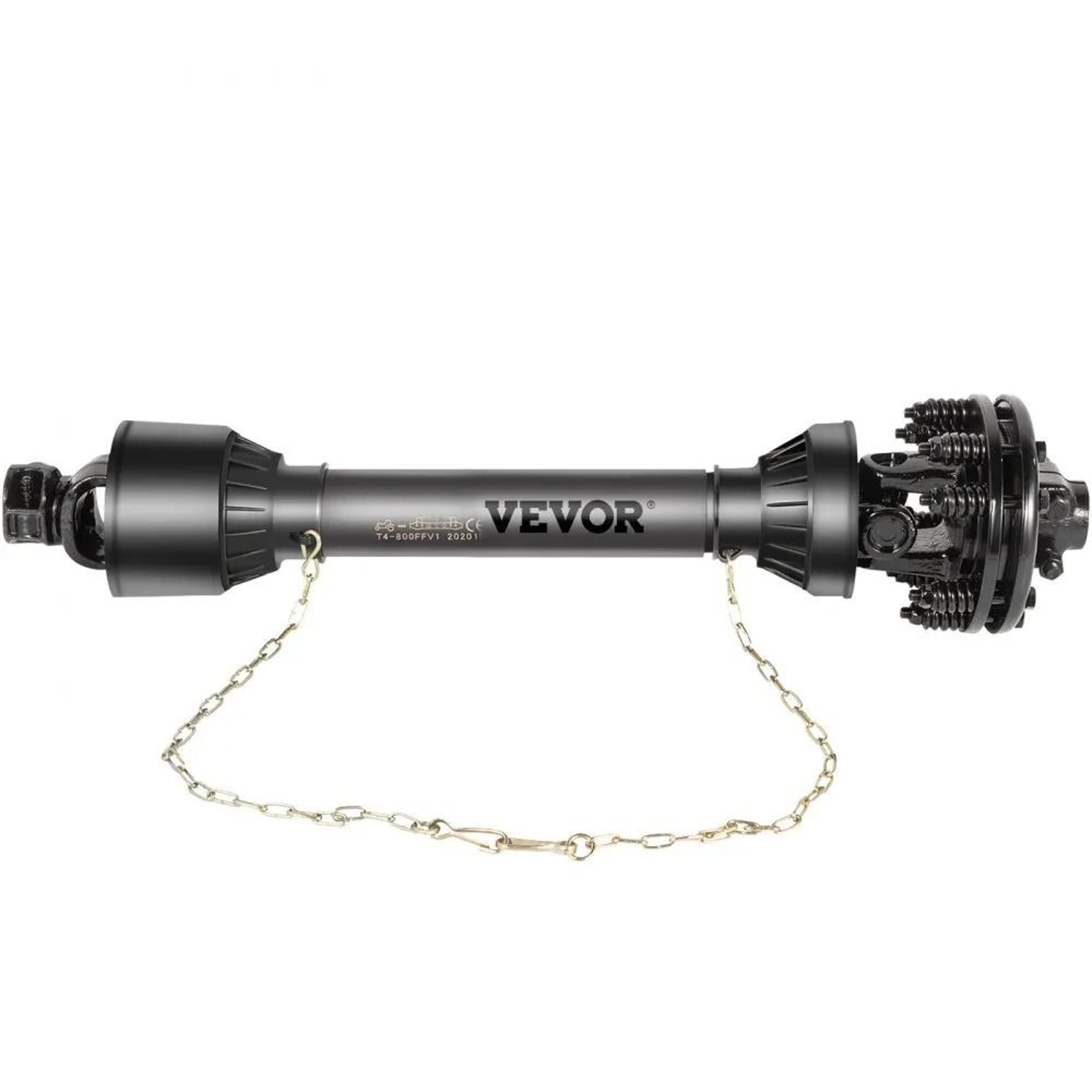 Series 5 PTO Drive Shaft With Slip Clutch 138 Inch 6 Spline 4357 Inch 0