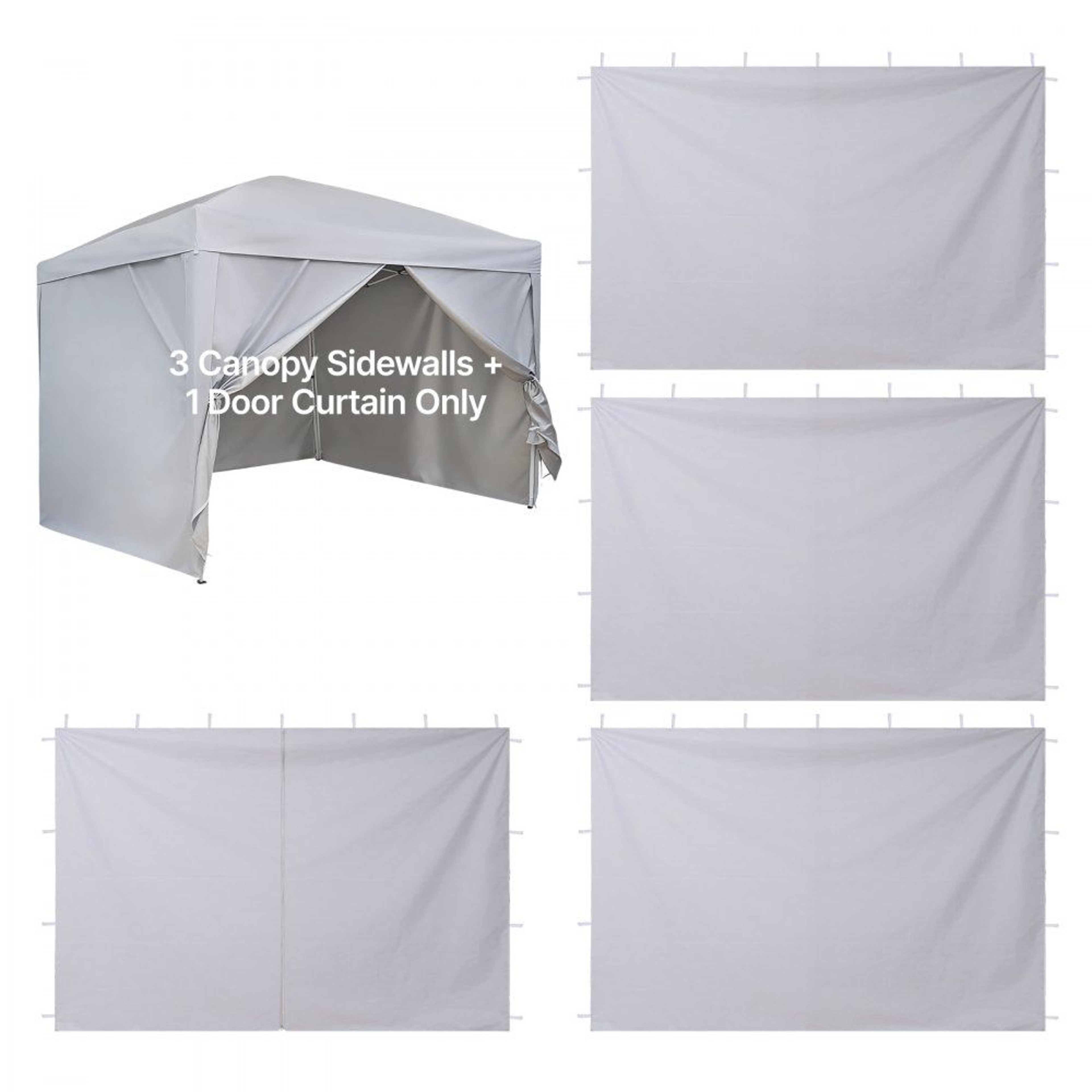 Waterproof Canopy Sidewalls For 10x10 Pop Up Tents 7