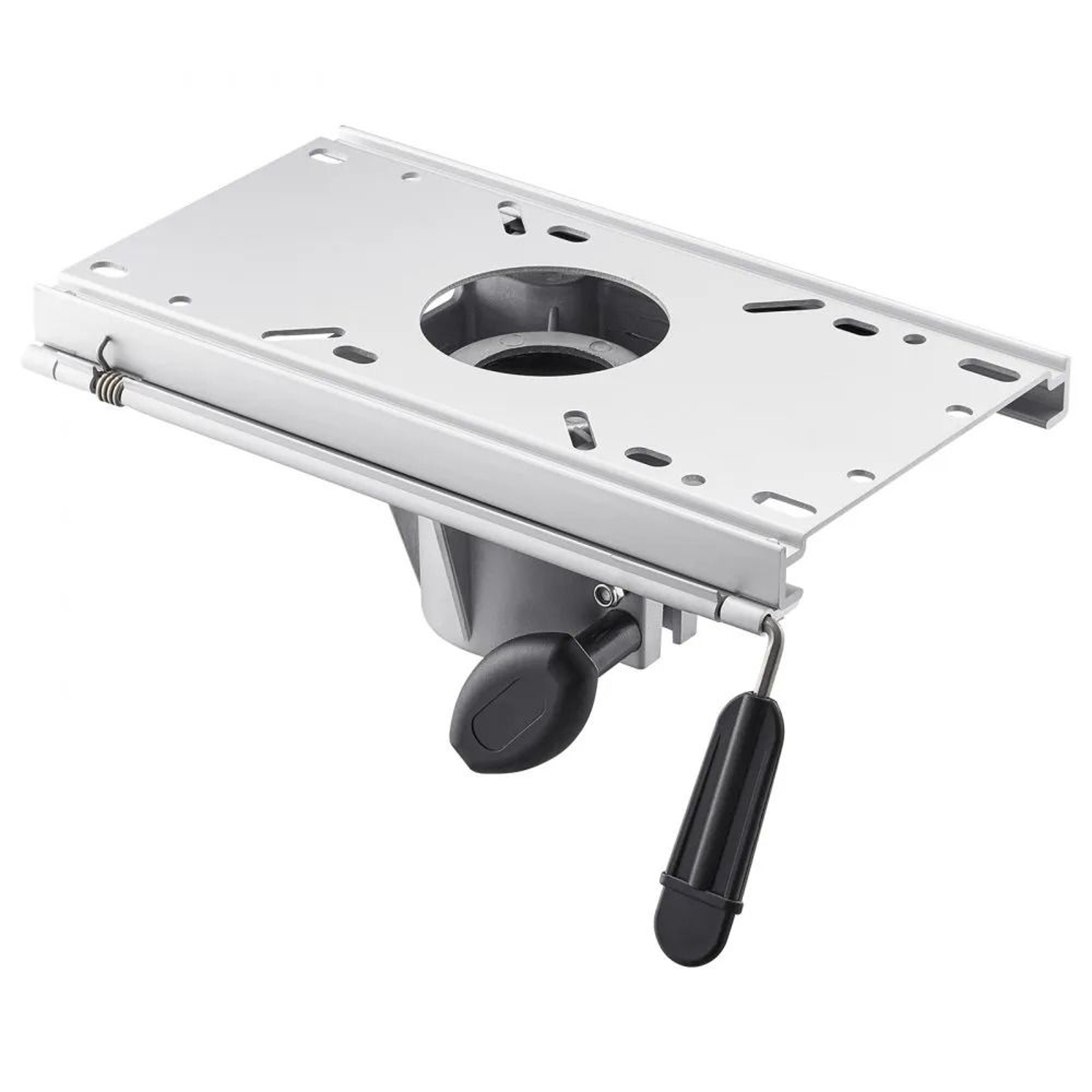 Adjustable Boat Seat Pedestal Sliding Aluminum Boat Chair Base 0