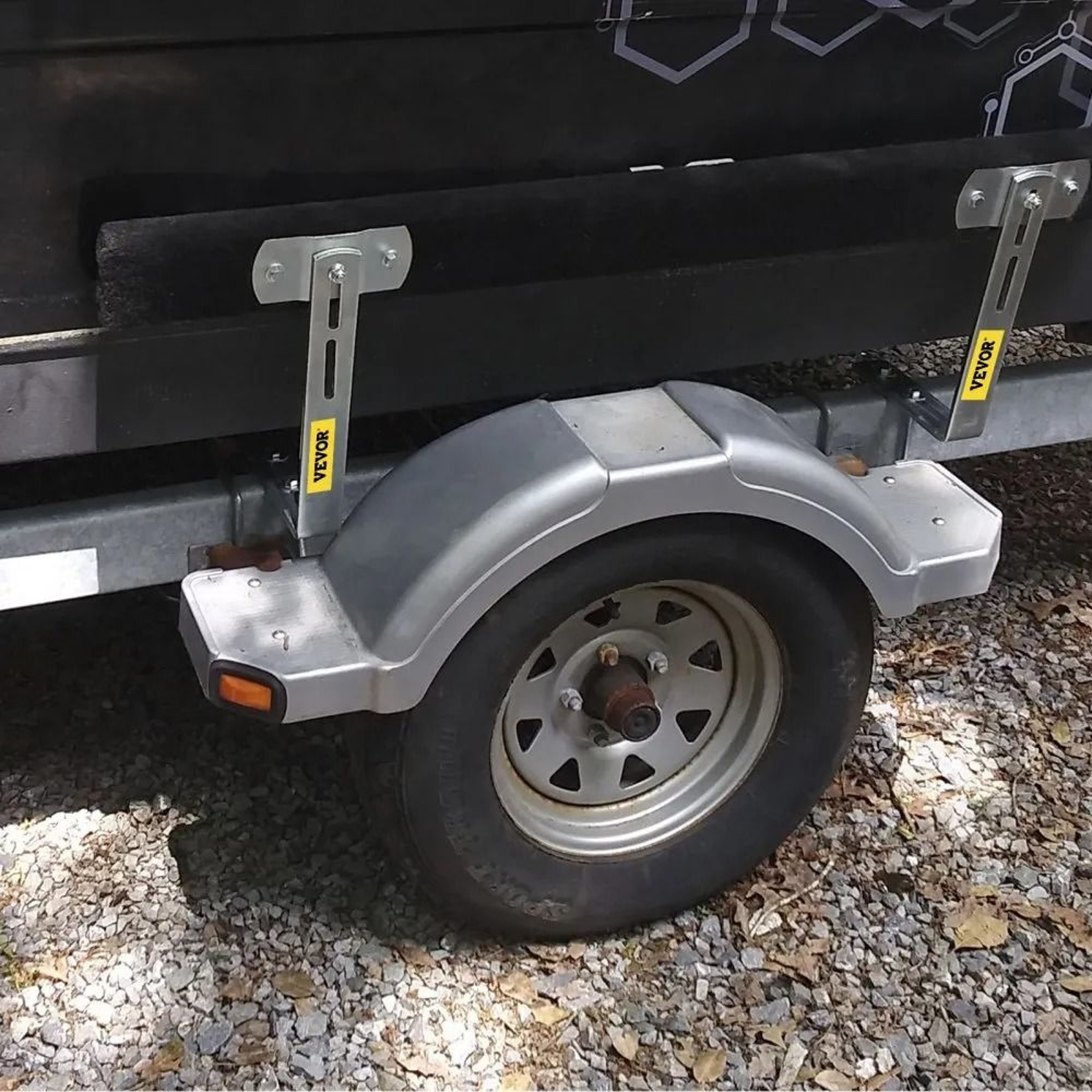 Rustproof Boat Trailer Guide Ons 48 Inch With Carpet Padded Boards 5