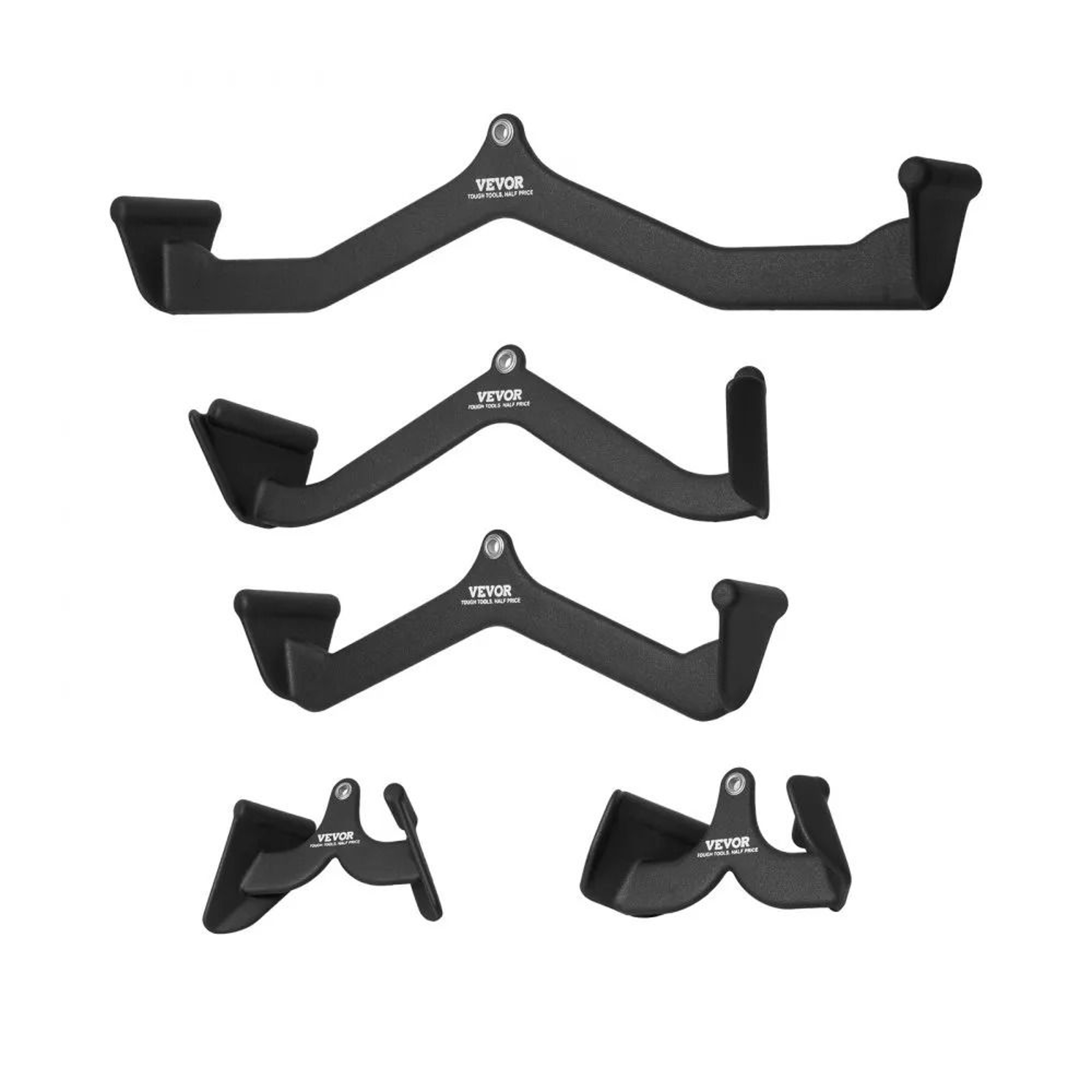 Lat Pulldown Attachment Set Cable Machine Bar Handles For Home Gym Strength Training 9