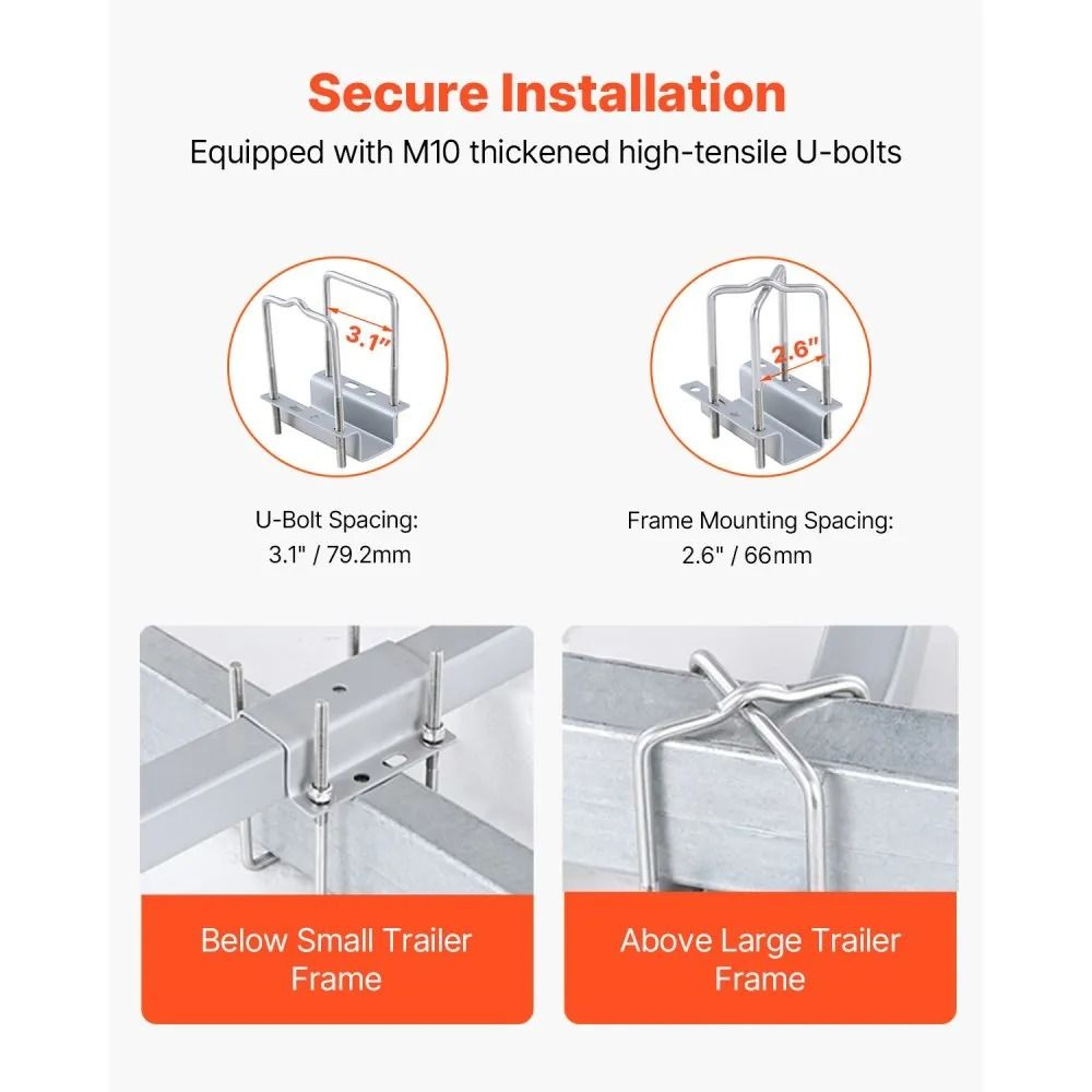 Adjustable Boat Trailer Guide Poles With Steel Frame And PVC Protection 5