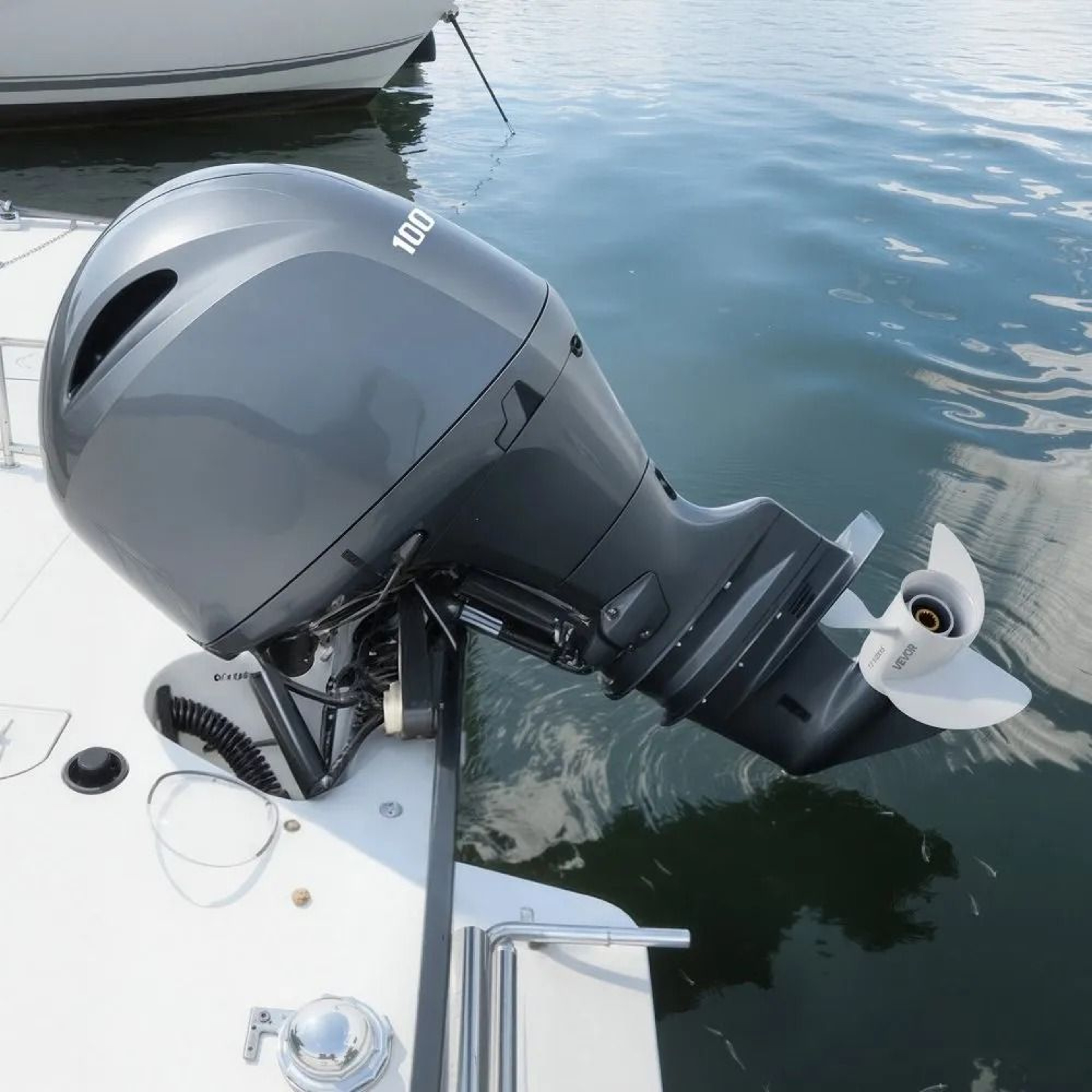 3 Blade Outboard Propeller For Yamaha 60130 HP Aluminum Boat Motor 5