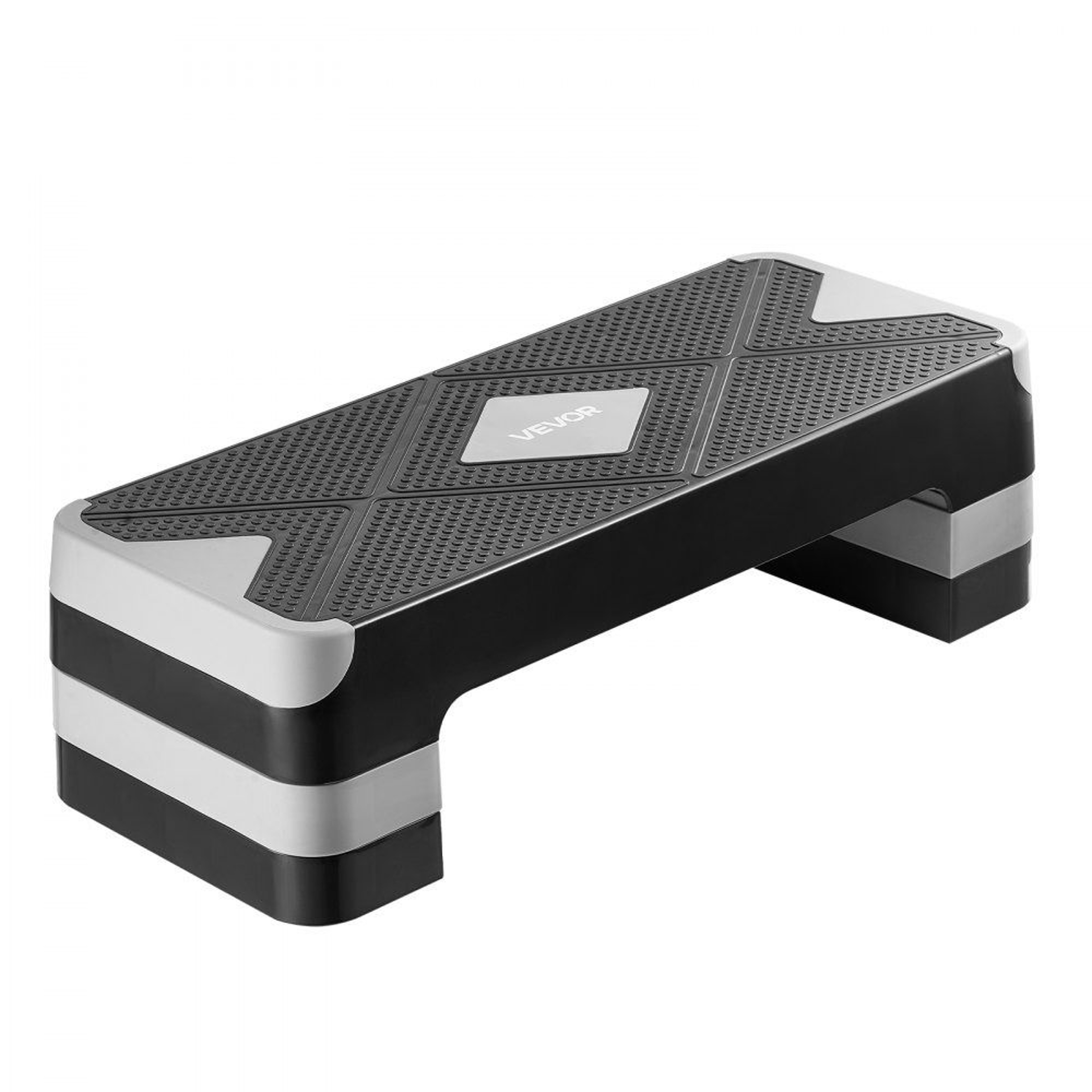 Adjustable Aerobic Step Platform 28 Inch Workout Stepper With Risers 0