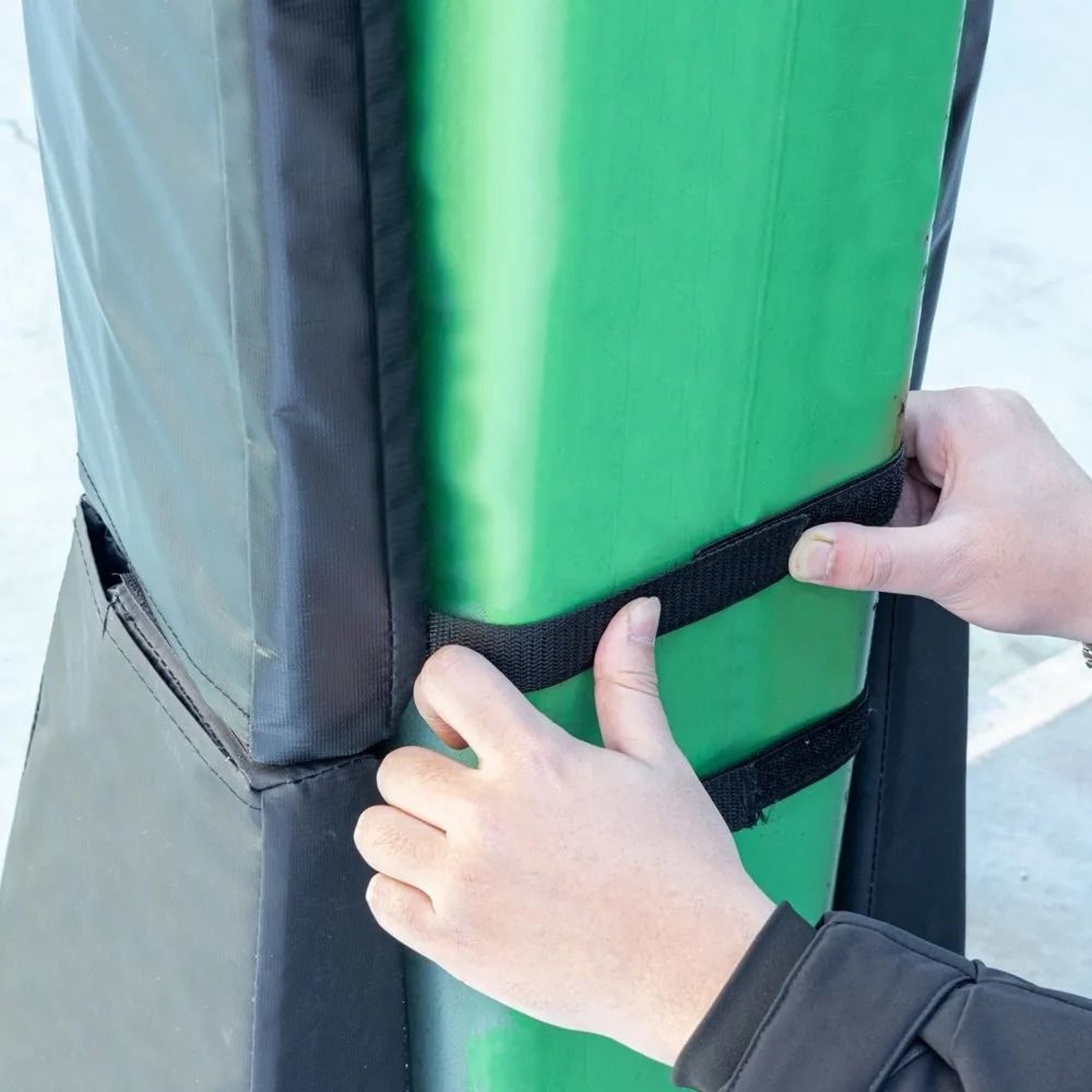 Basketball Pole Pad 64 Inch Heavy Duty Outdoor Safety Padding For Square Poles 6