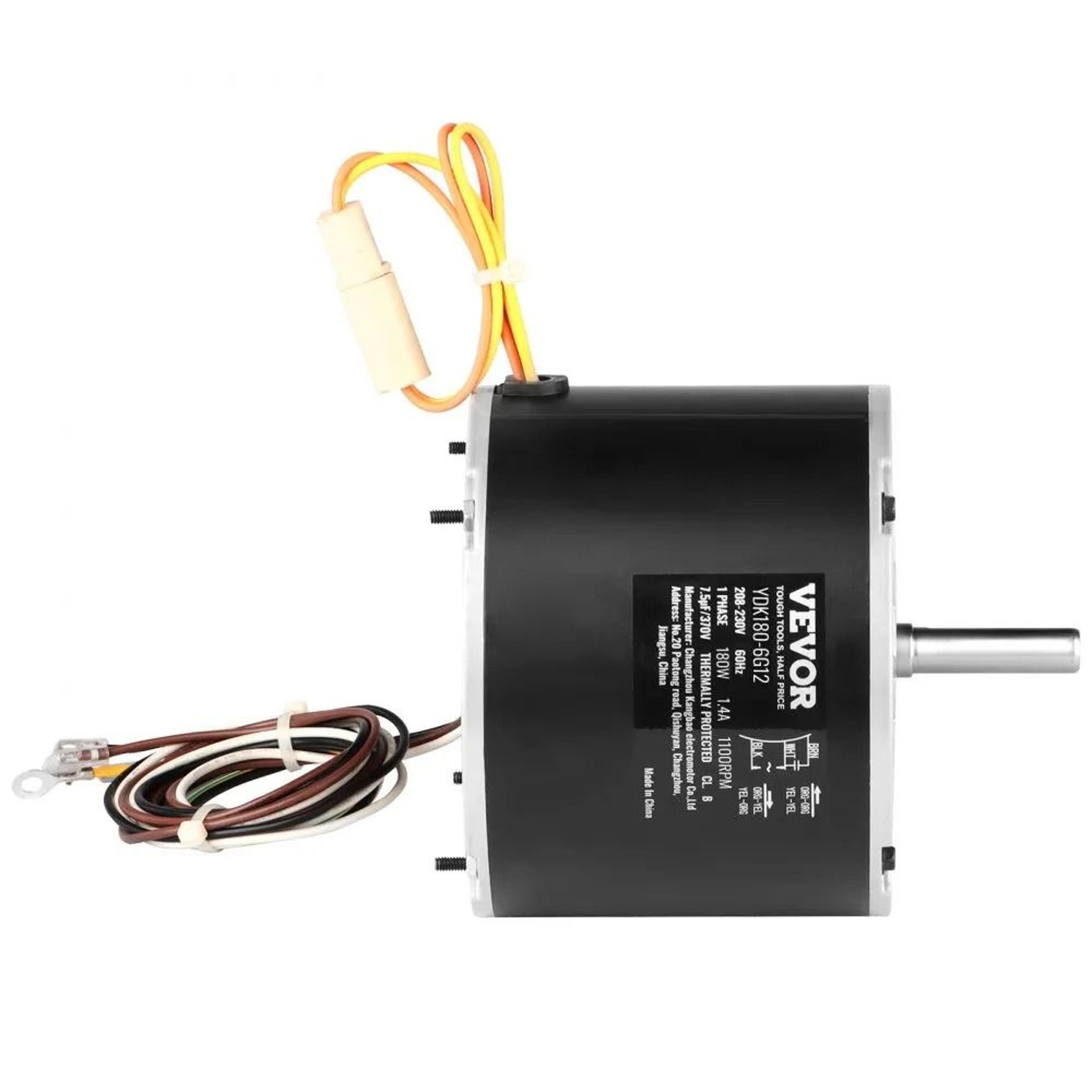 14 HP Condenser Fan Motor 208230V 1100RPM Replacement Motor 9