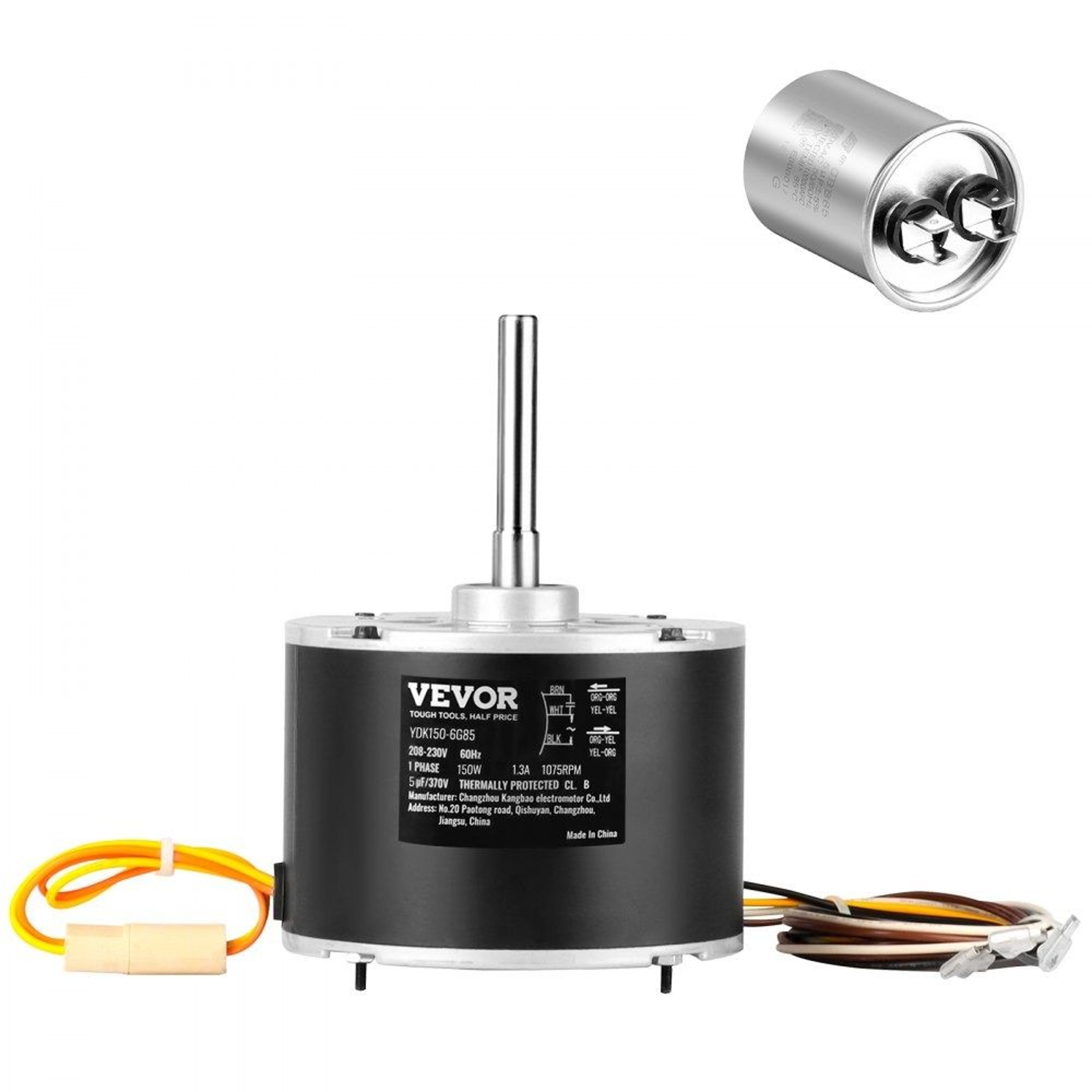 Condenser Fan Motor K55HXJKL 15 HP 1075RPM AC Replacement Motor 0