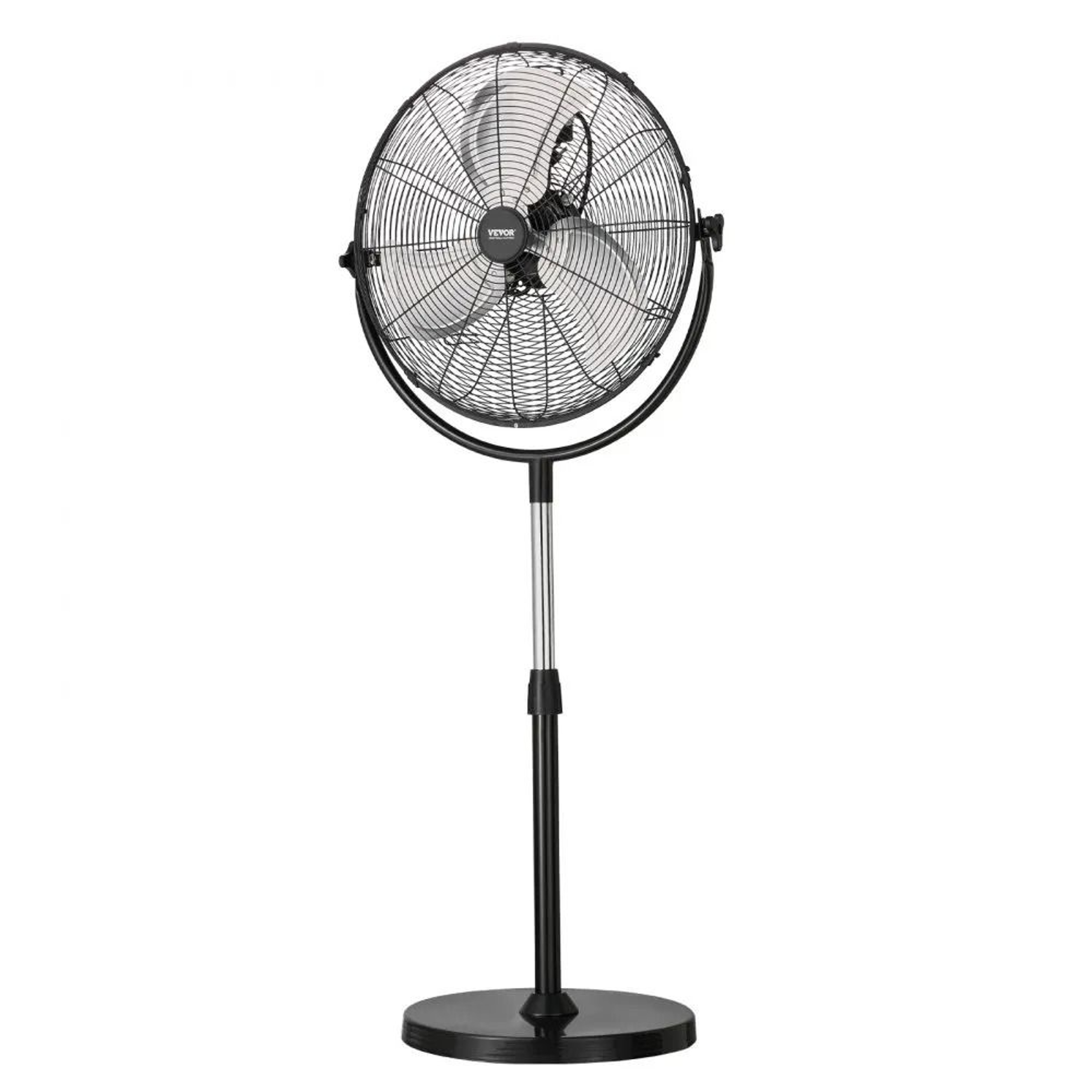 18 Inch Industrial Pedestal Fan 4200 CFM Height Adjustable Standing Floor Fan 7