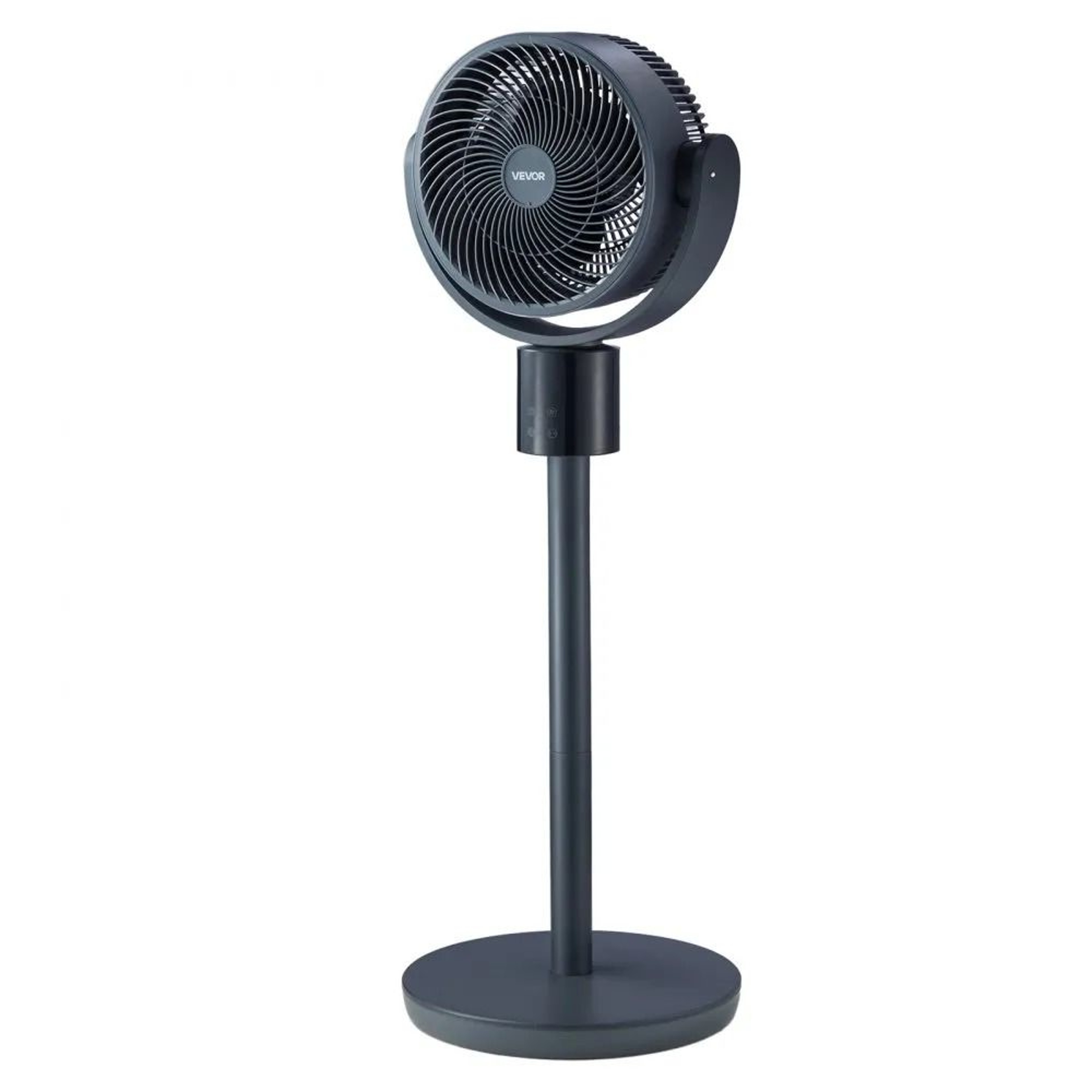 7 Inch Quiet Pedestal Fan With Remote Control 12 Speeds And Adjustable Height 0