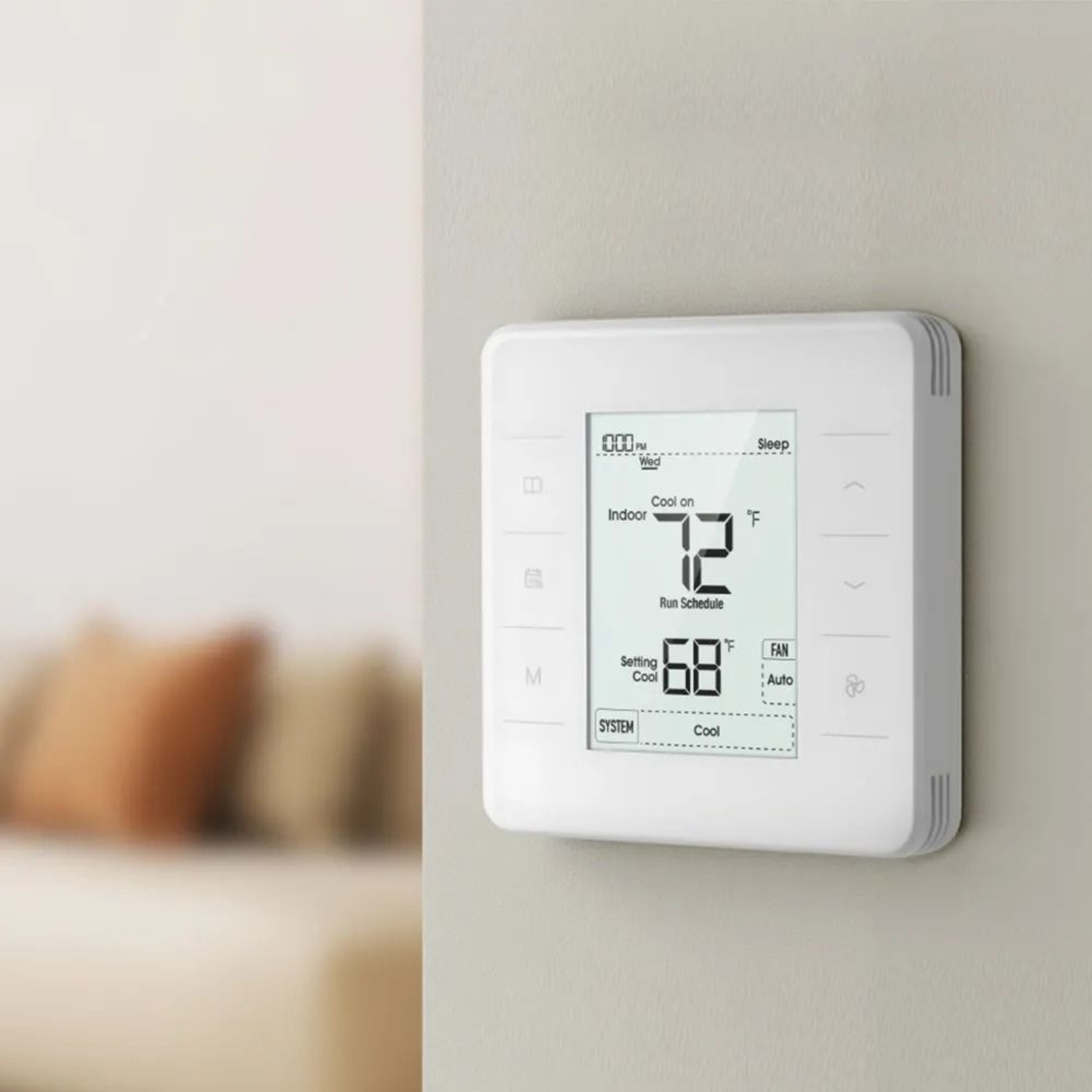 7 Day Programmable Thermostat For Heat Pump And Underfloor Heating Energy Efficient Home Temperatur 5