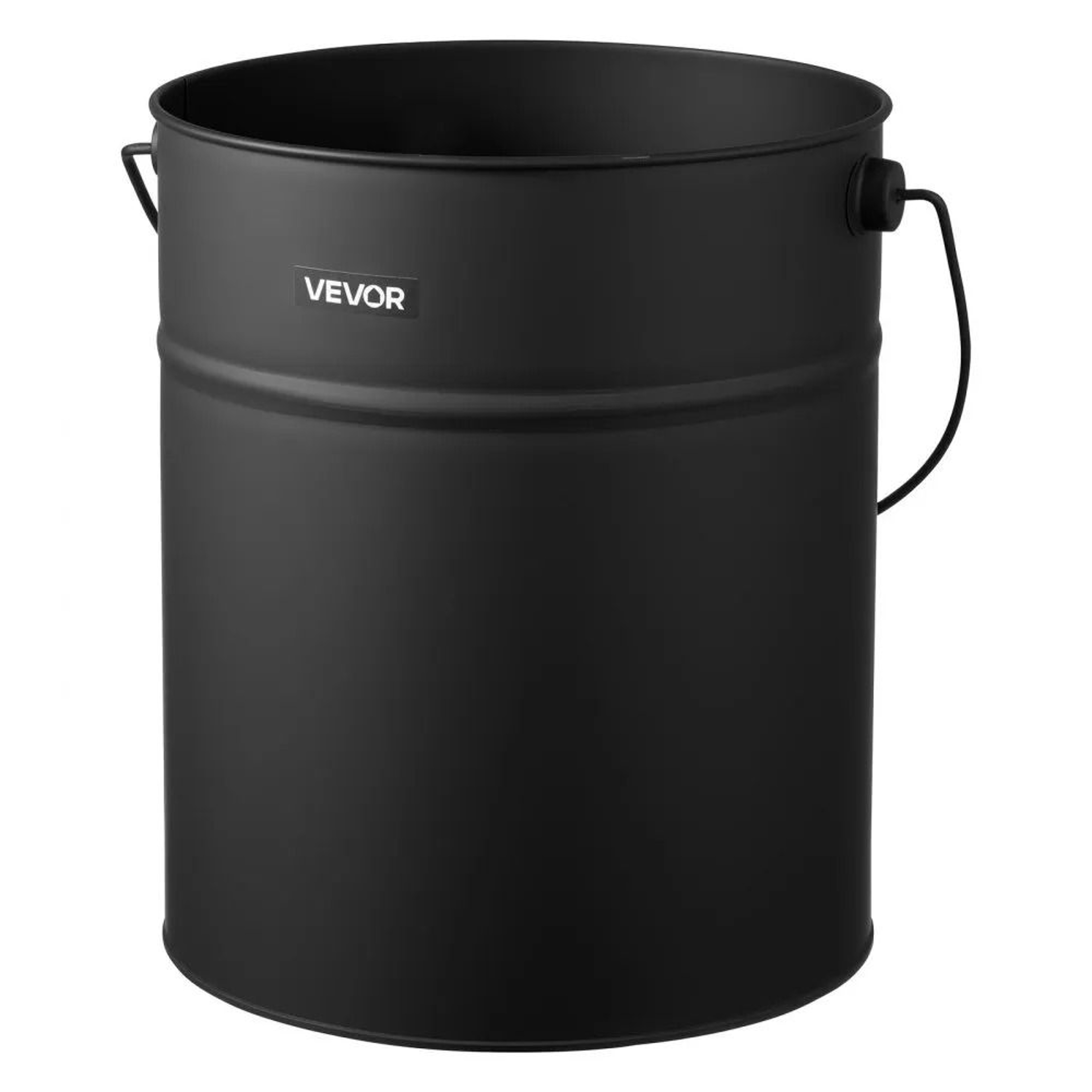 Fireplace Ash Bucket Set With Lid Shovel Brush And Gloves 4 GAL Metal Ash Can 7