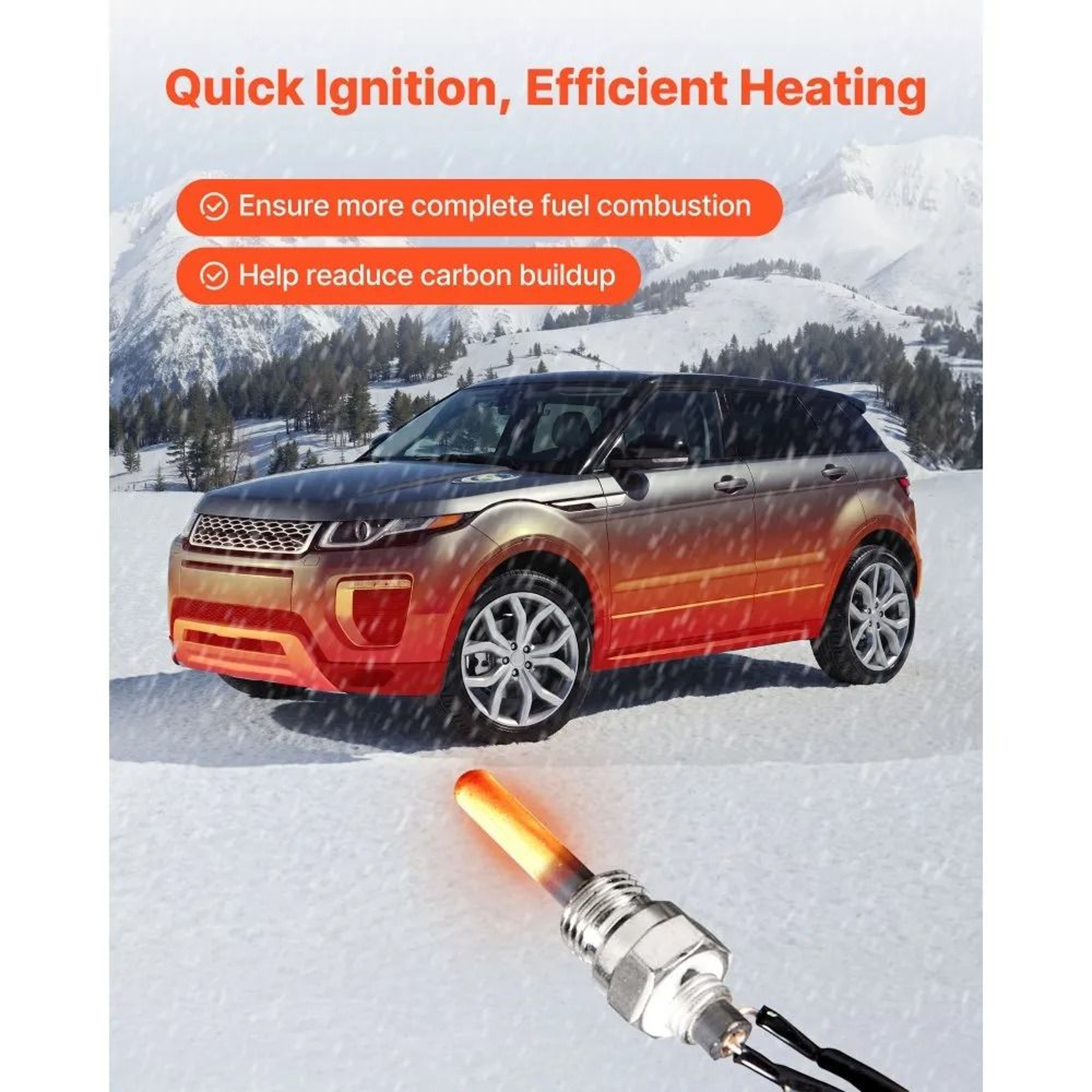 8V Glow Plug Repair Kit For 2KW 5KW 8KW Diesel Heaters With Ignition Plug And Atomization Mesh 3