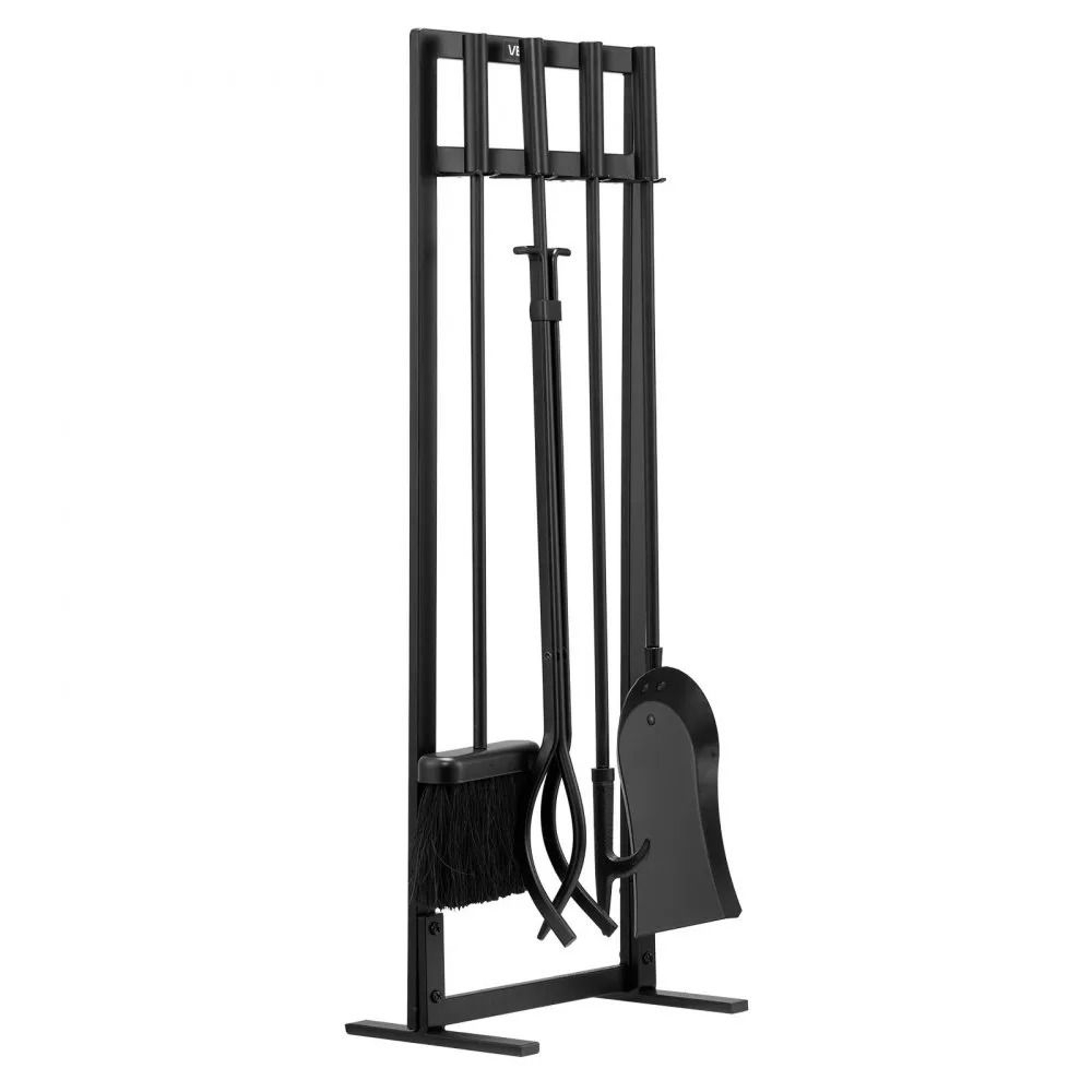 Fireplace Tool Set 5 Piece Wrought Iron Fireplace Accessories With Stand For Indoor  Outdoor Fires 0