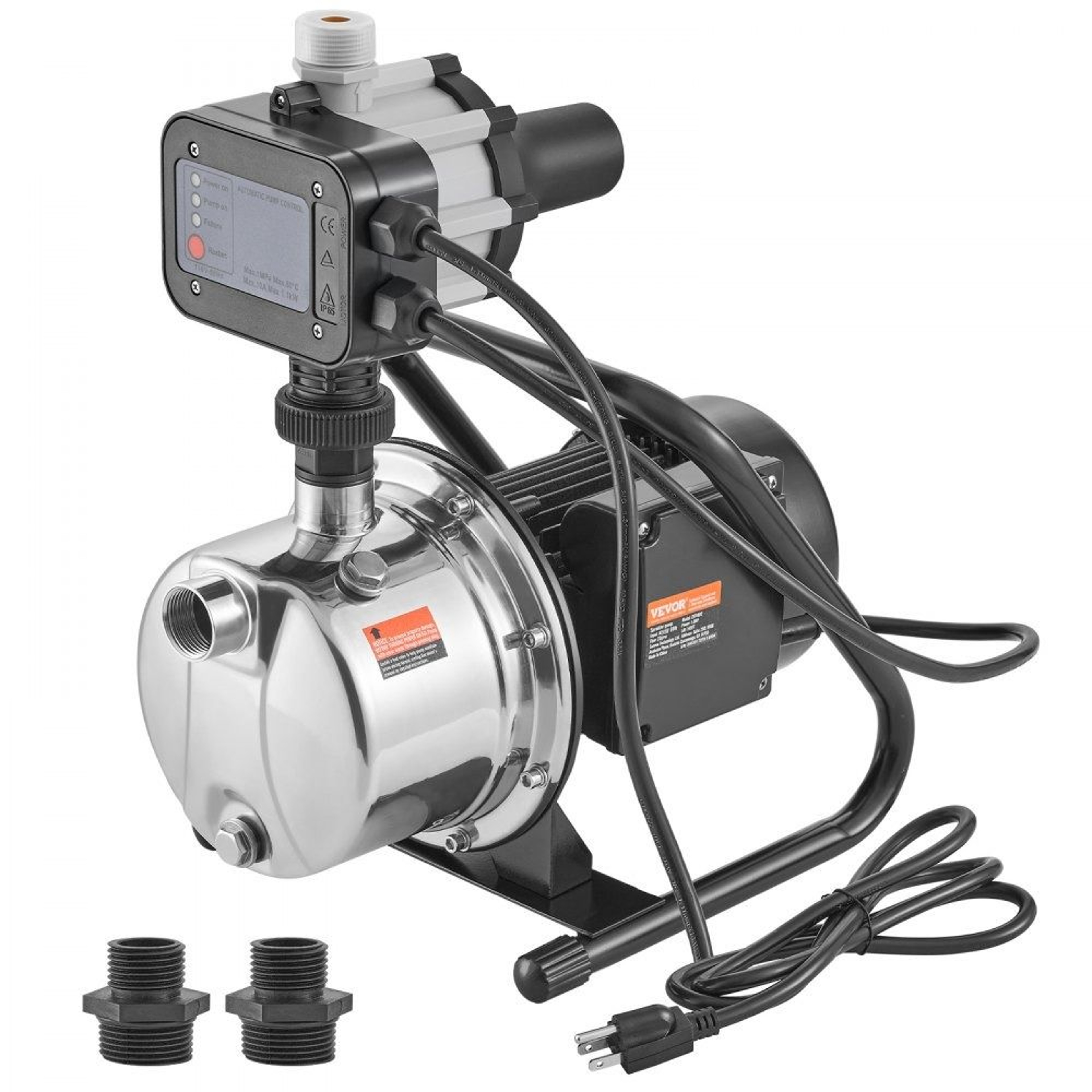 Shallow Well Pump 1HP Stainless Steel Jet Pump With Auto Controller For Garden Irrigation And Water 0