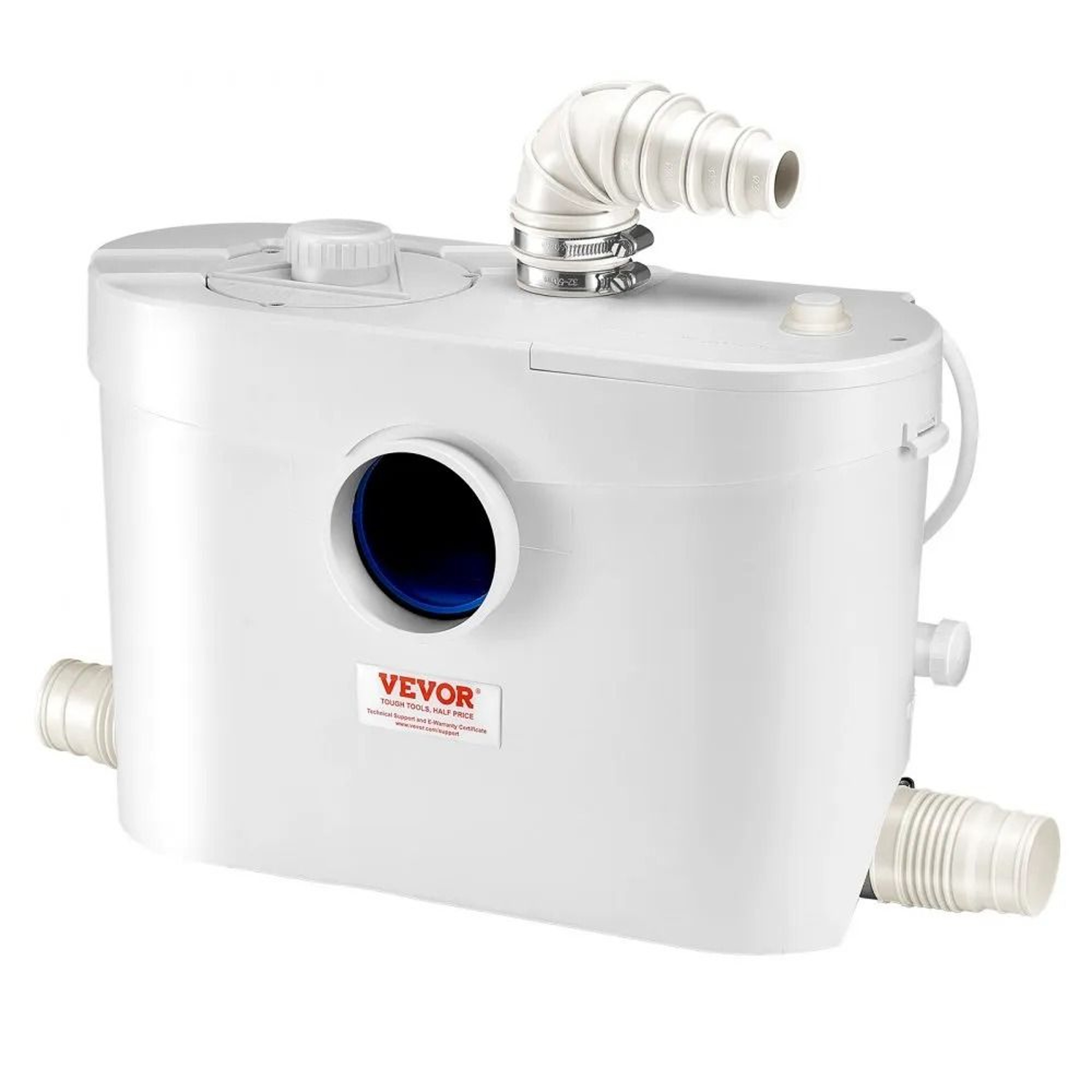 900W Macerator Pump 48 GPM Wastewater Disposal Pump For Toilet Sink Shower And Basement 9