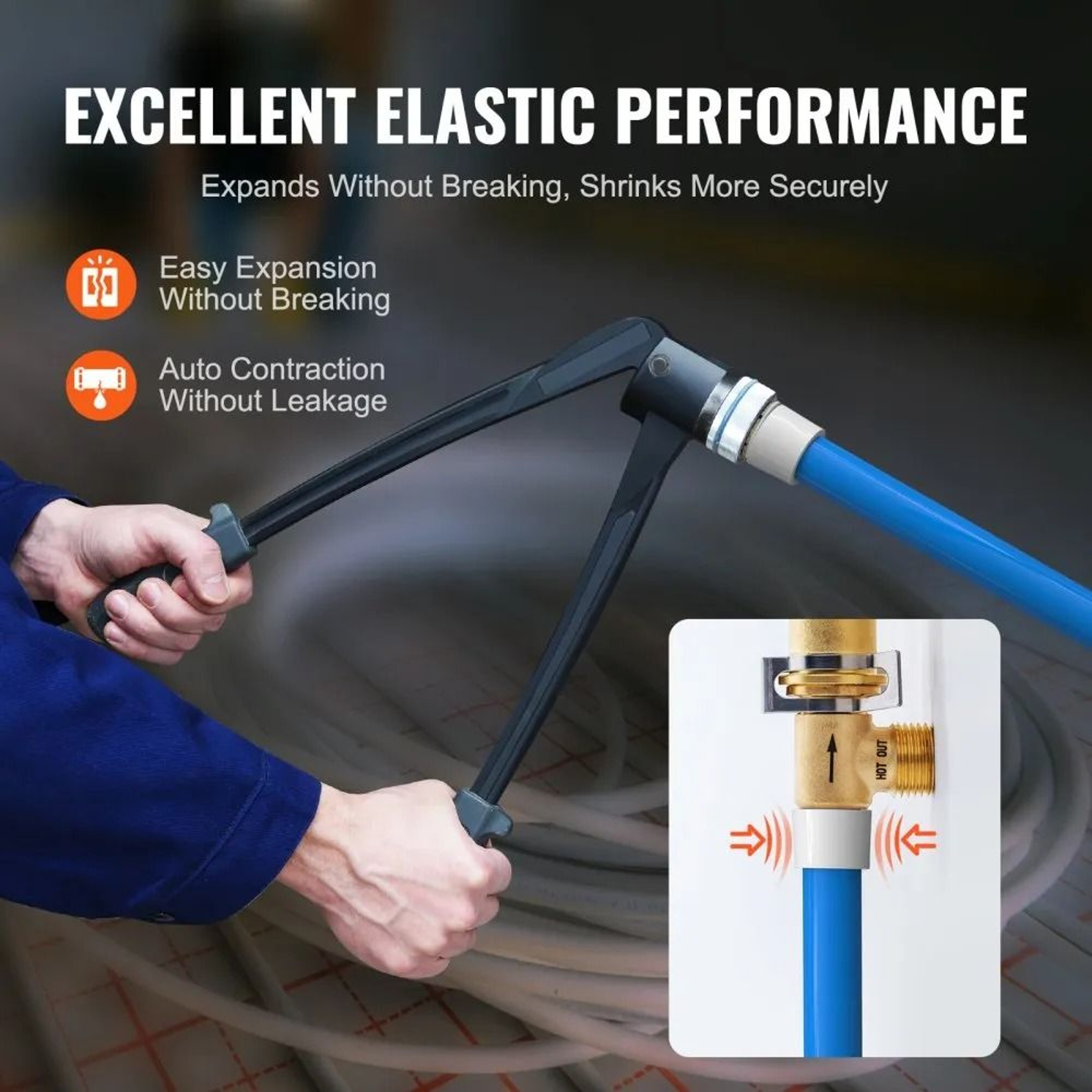 34 Inch PEX A Pipe 200FT Flexible Tubing For Hot Cold Potable Water Plumbing 2