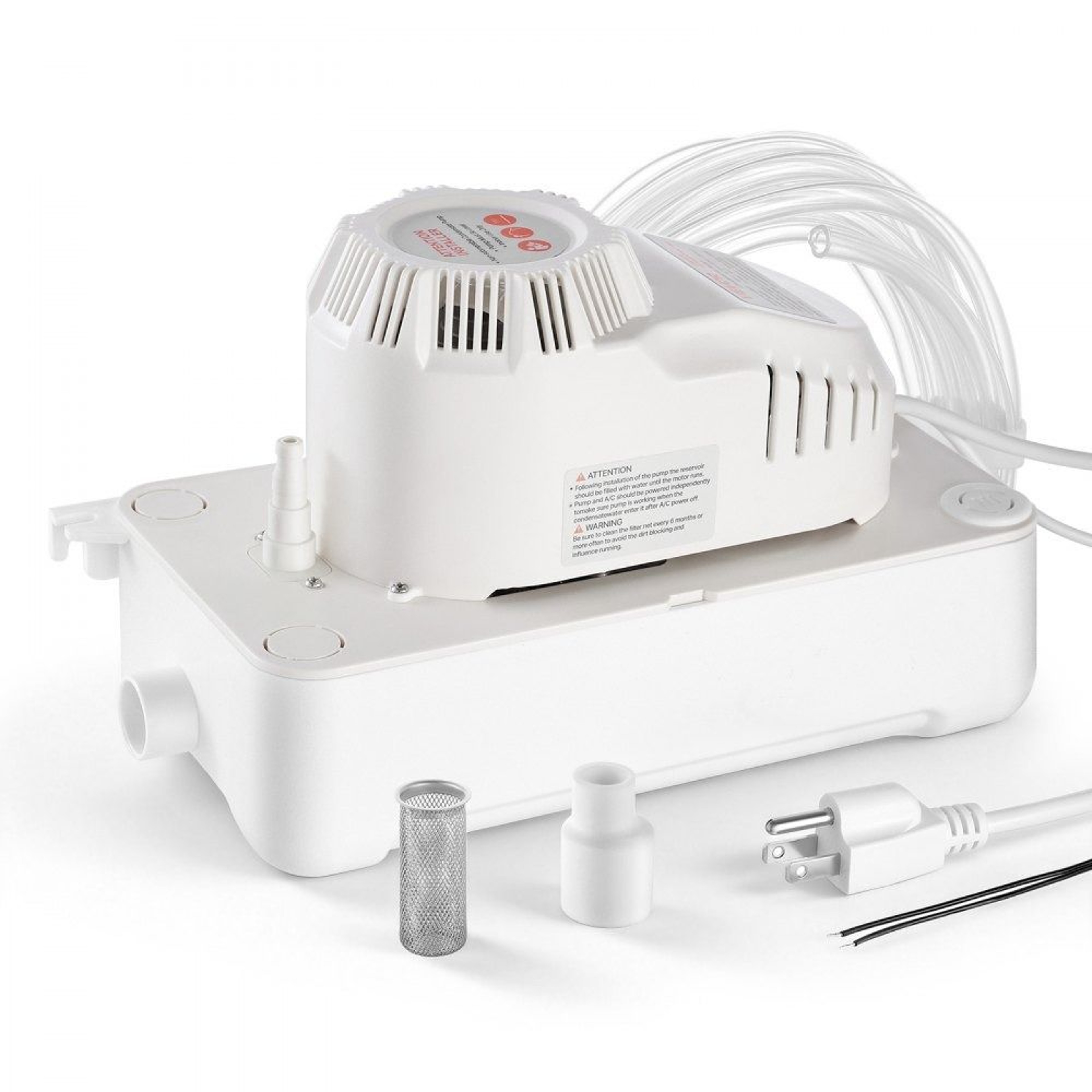 Condensate Pump 112 HP 90 GPH Automatic AC Drain Pump With 20 Ft Lift 0