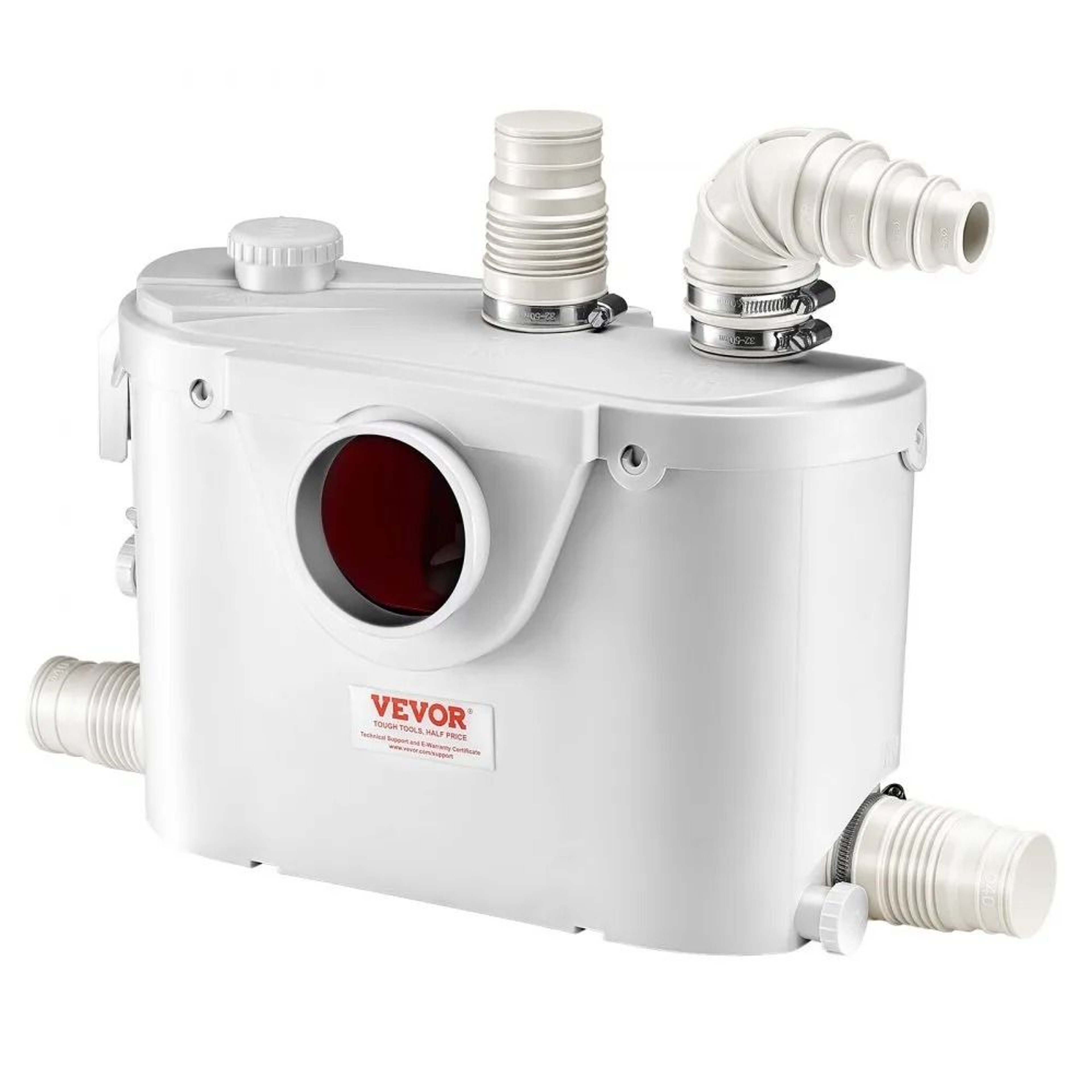 Macerator Pump 500W 29 GPM High Flow Toilet Sewerage Pump With 26 Ft Lift 7