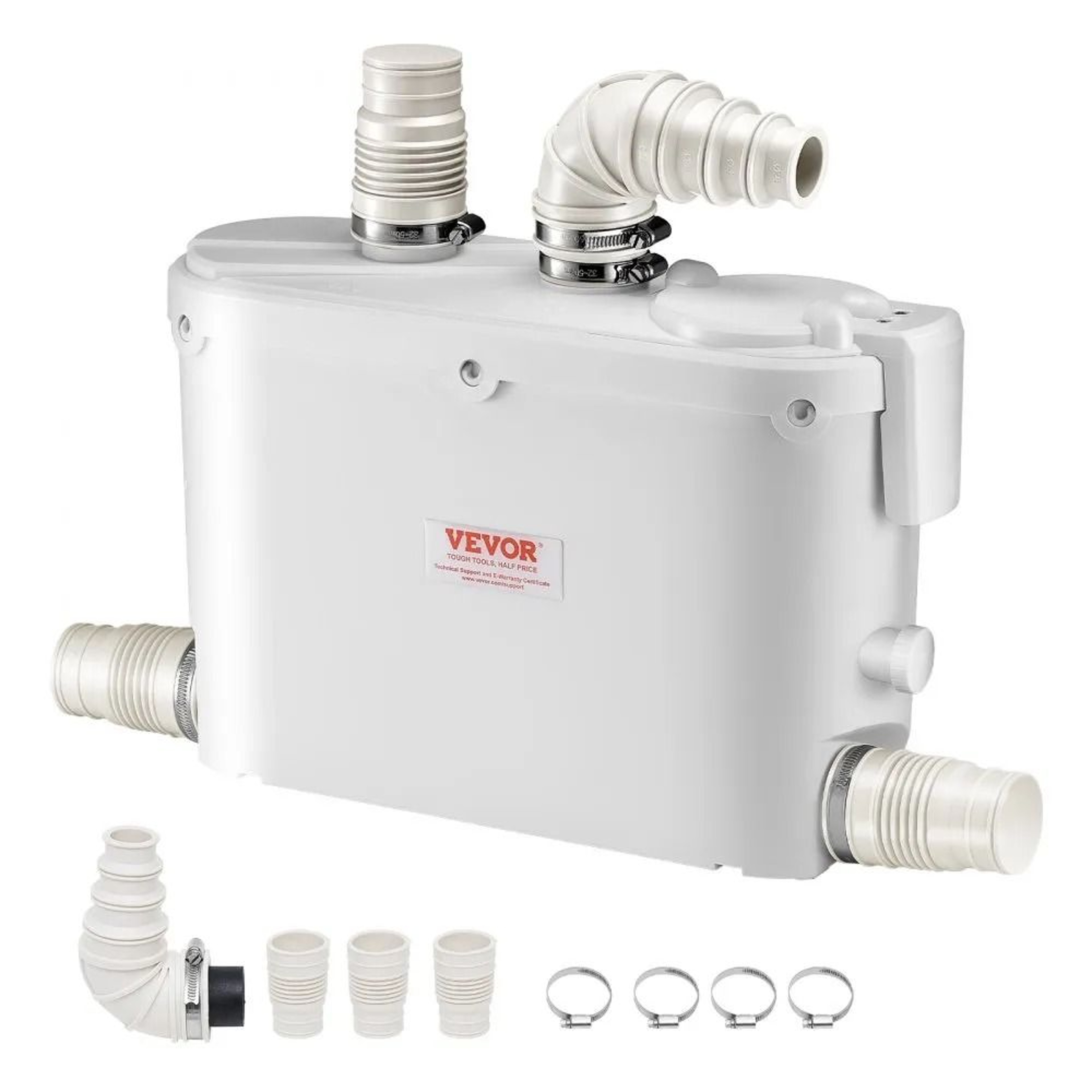 High Power Macerator Pump 500W 29 GPM Upflush Sewage Pump For Toilet Sink Shower And Laundry 0