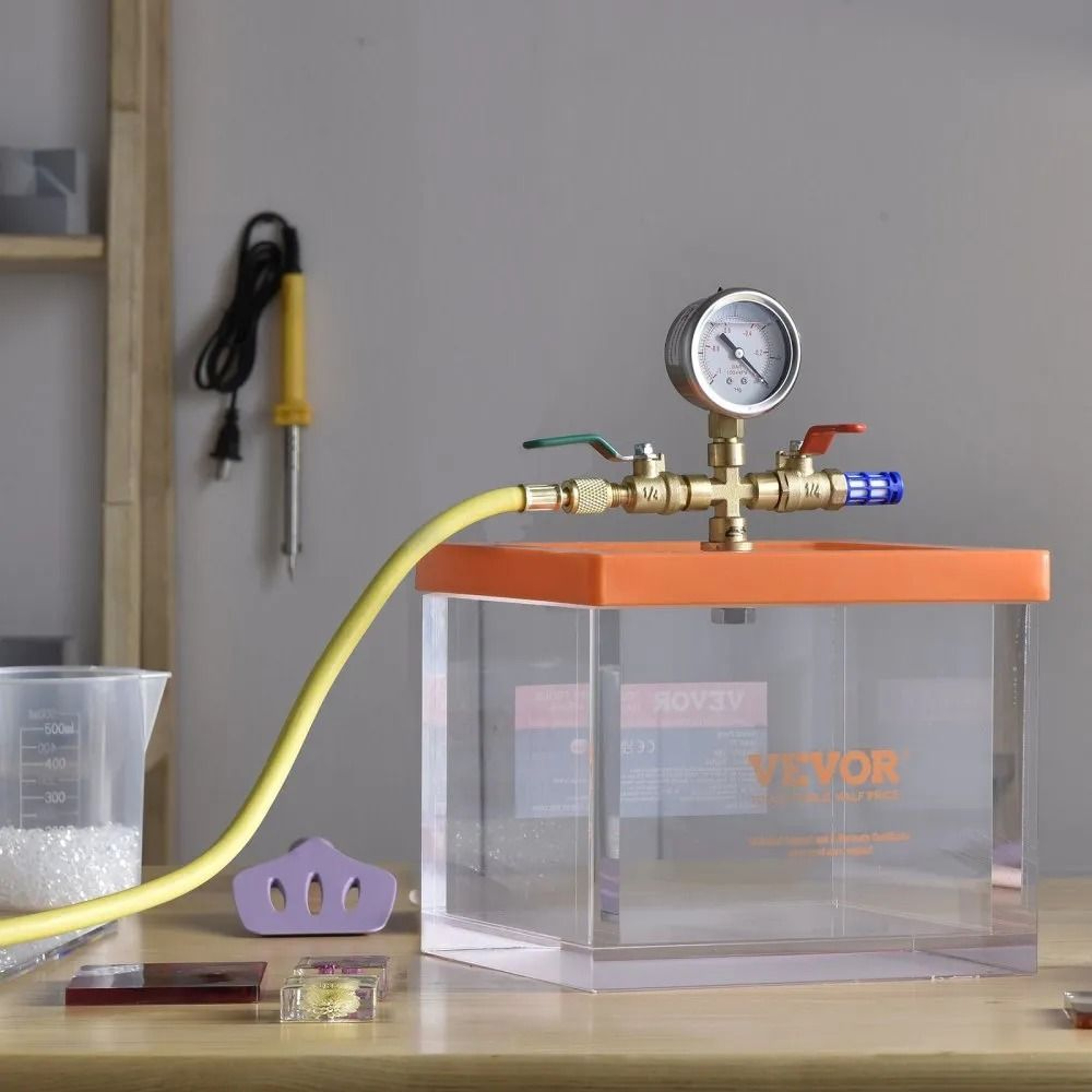 2 Gallon Acrylic Vacuum Chamber For Resin Degassing And Bubble Free Crafts 6