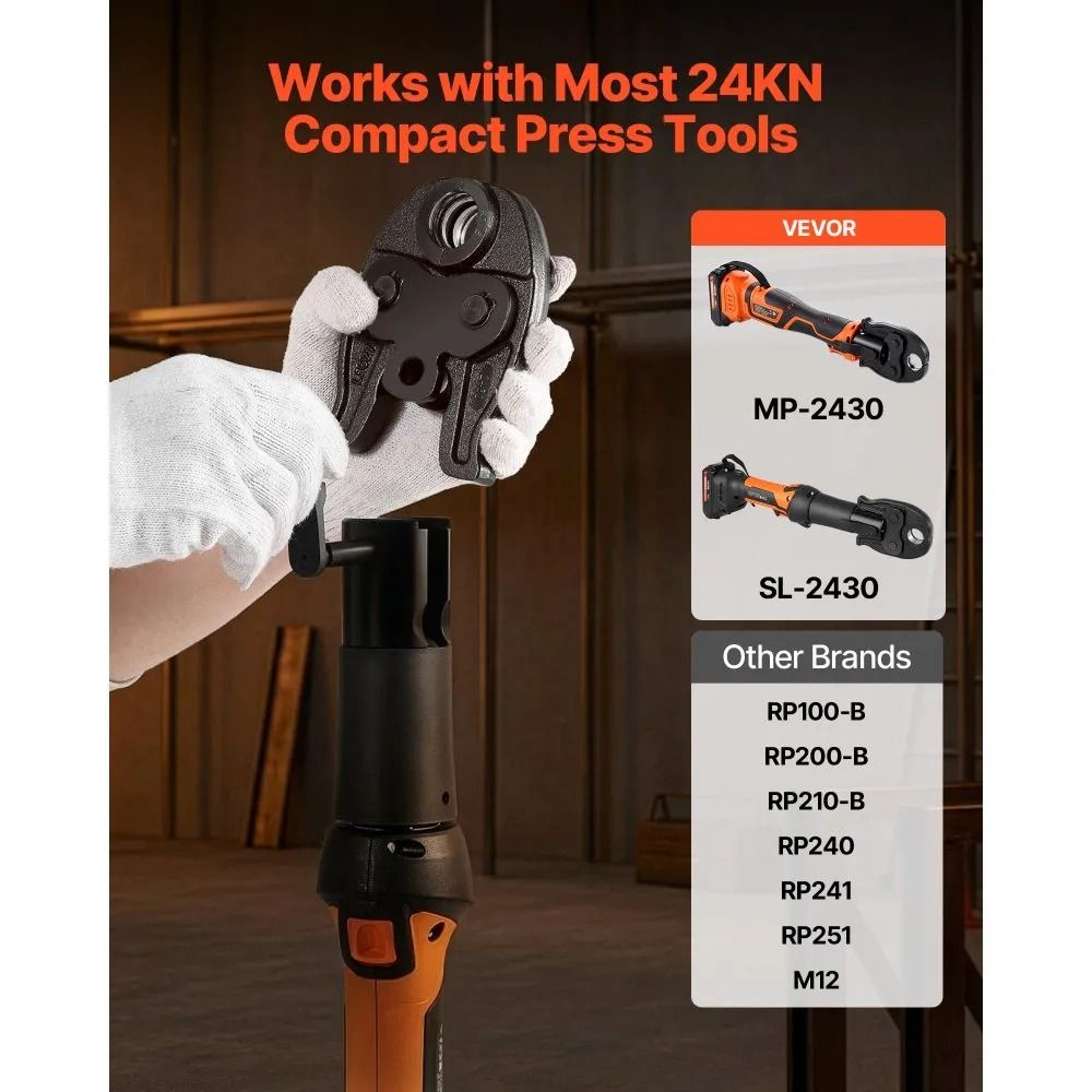 78 Inch Press Jaw For HVAC Copper Pipe Press Tools With 52 HRC Hardened Steel Design 2