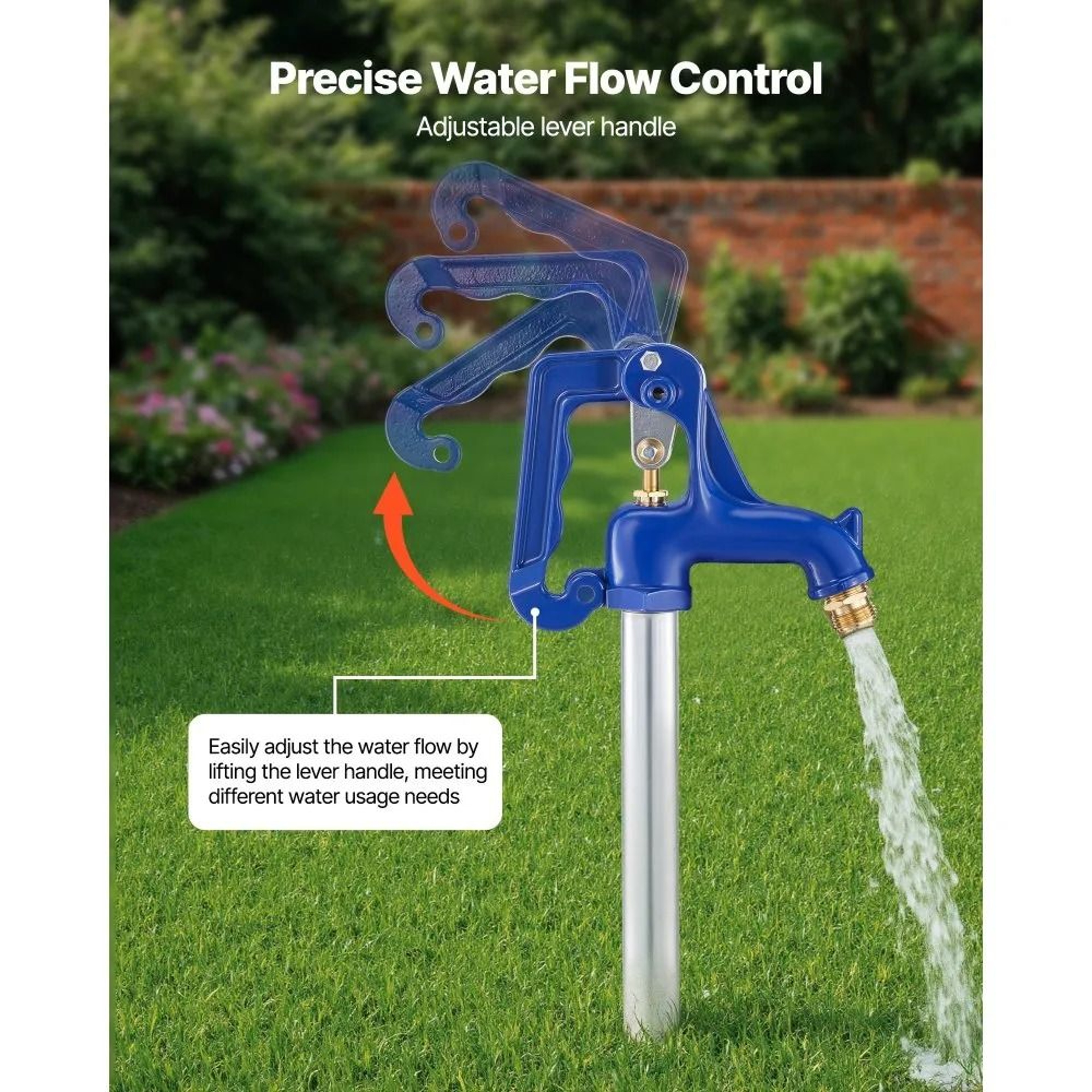Frost Proof Yard Hydrant 42FT Freeze Proof Outdoor Faucet For Garden Farm Irrigation 5
