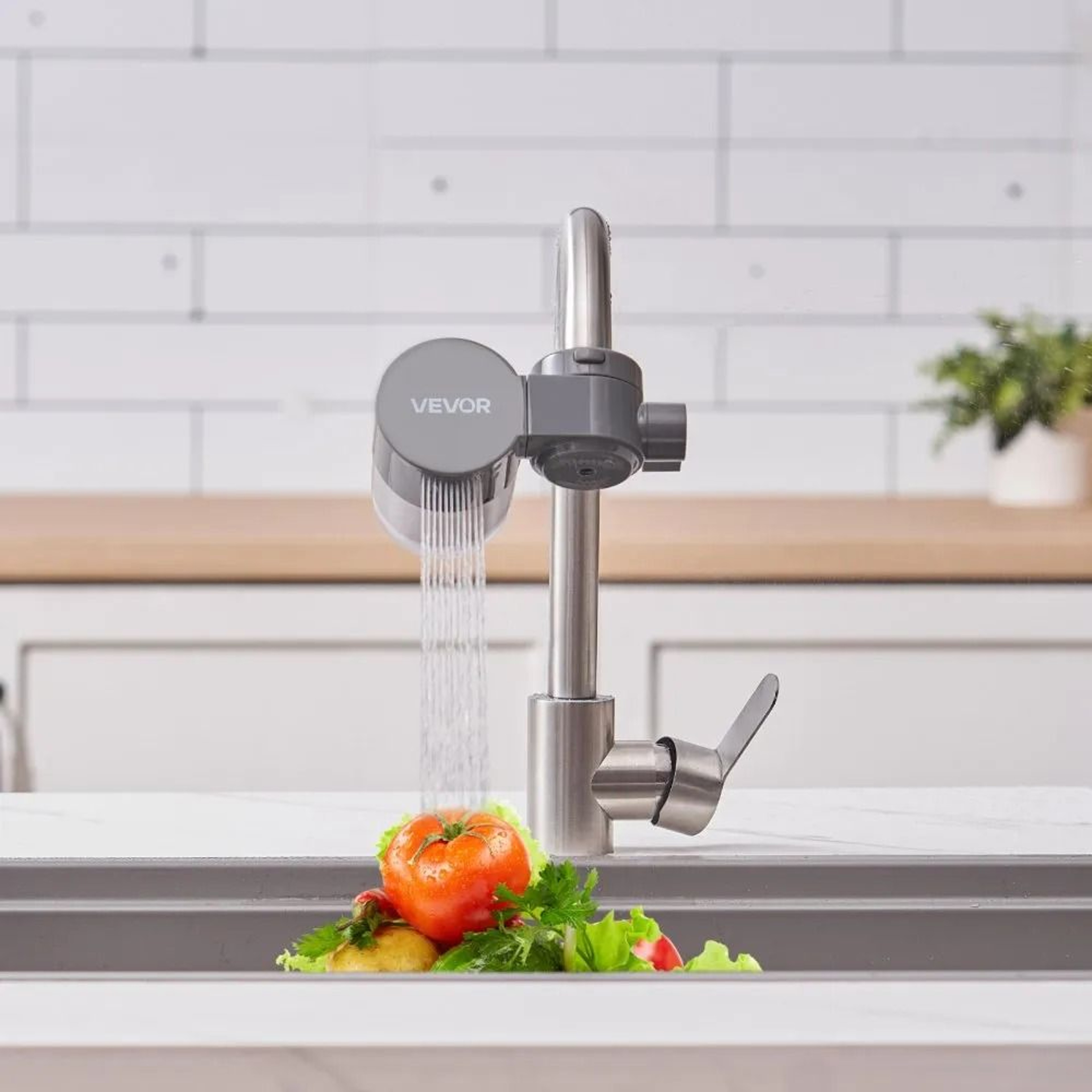 Faucet Mount Water Filter For Clean Kitchen Tap Water With Carbon Fiber Purification 6