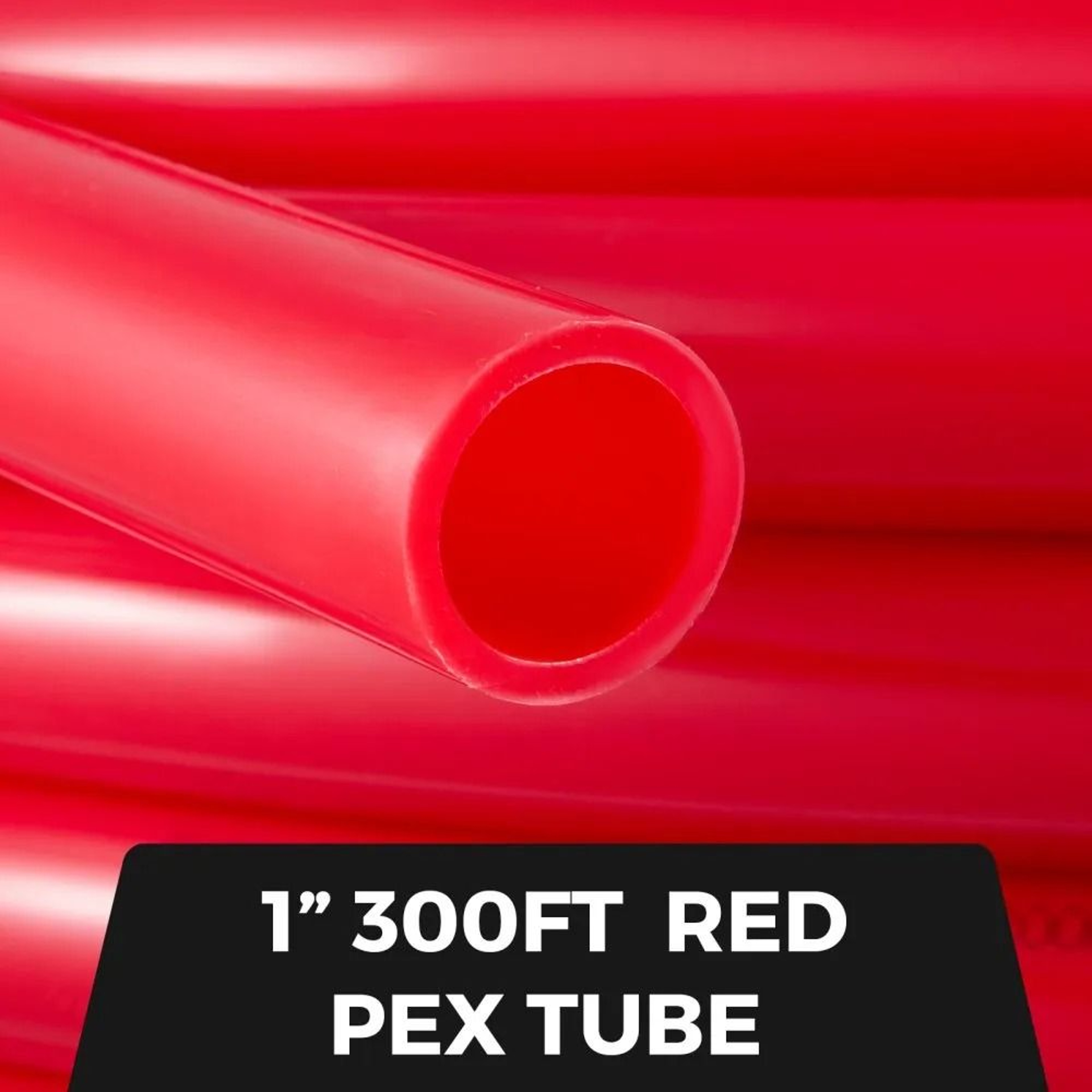 1 Inch 300ft PEX Tubing Non Barrier Potable Water Plumbing Pipe PEX B Red 4