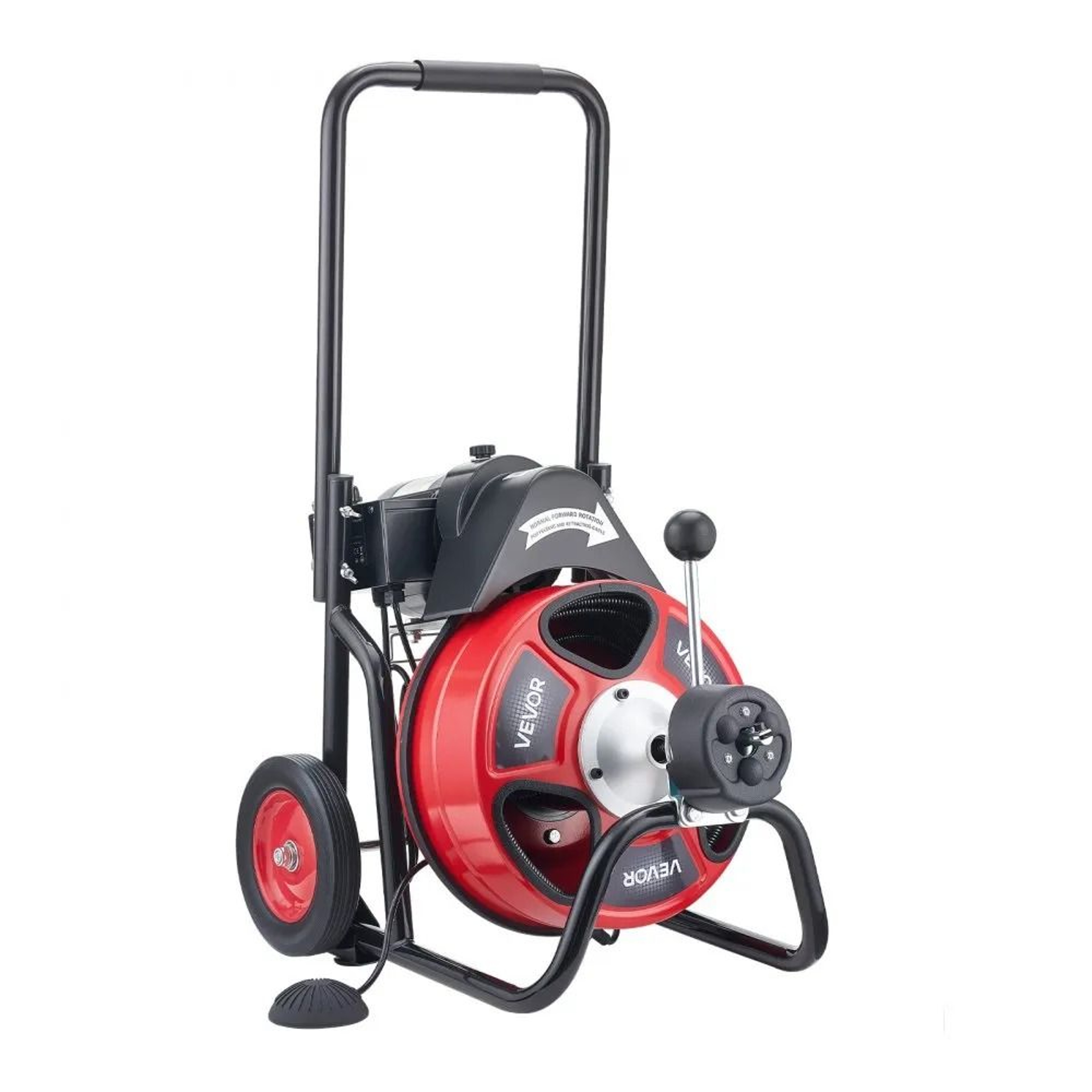 75FT Drain Cleaner Machine Auto Feed Sewer Snake Auger For 2 To 4 Inch Pipes 8