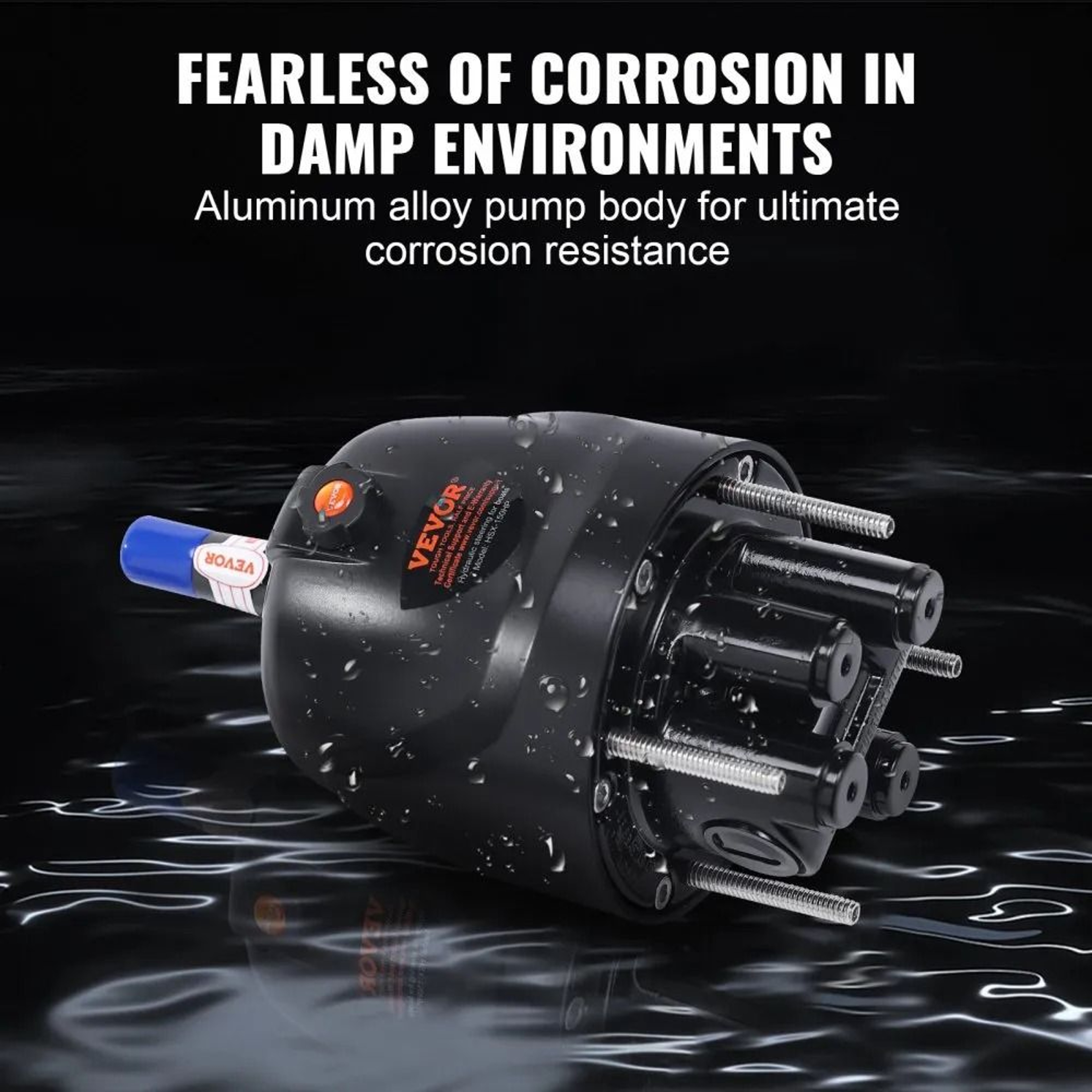 150HP Hydraulic Outboard Steering Pump With Stainless Steel ORB Fittings 2