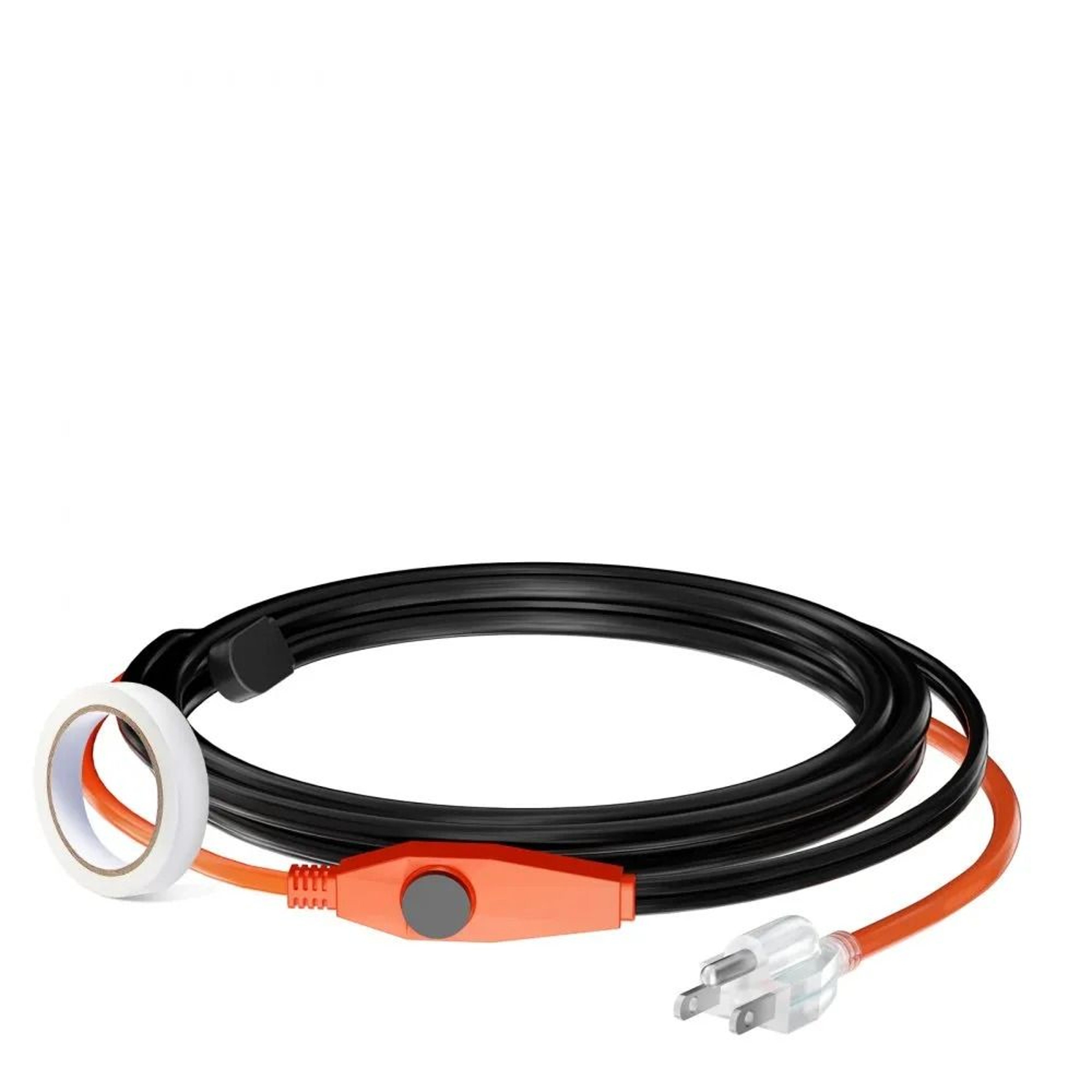 6FT Pipe Heating Cable With Thermostat 7W FT Heat Tape For Frozen Pipes 8