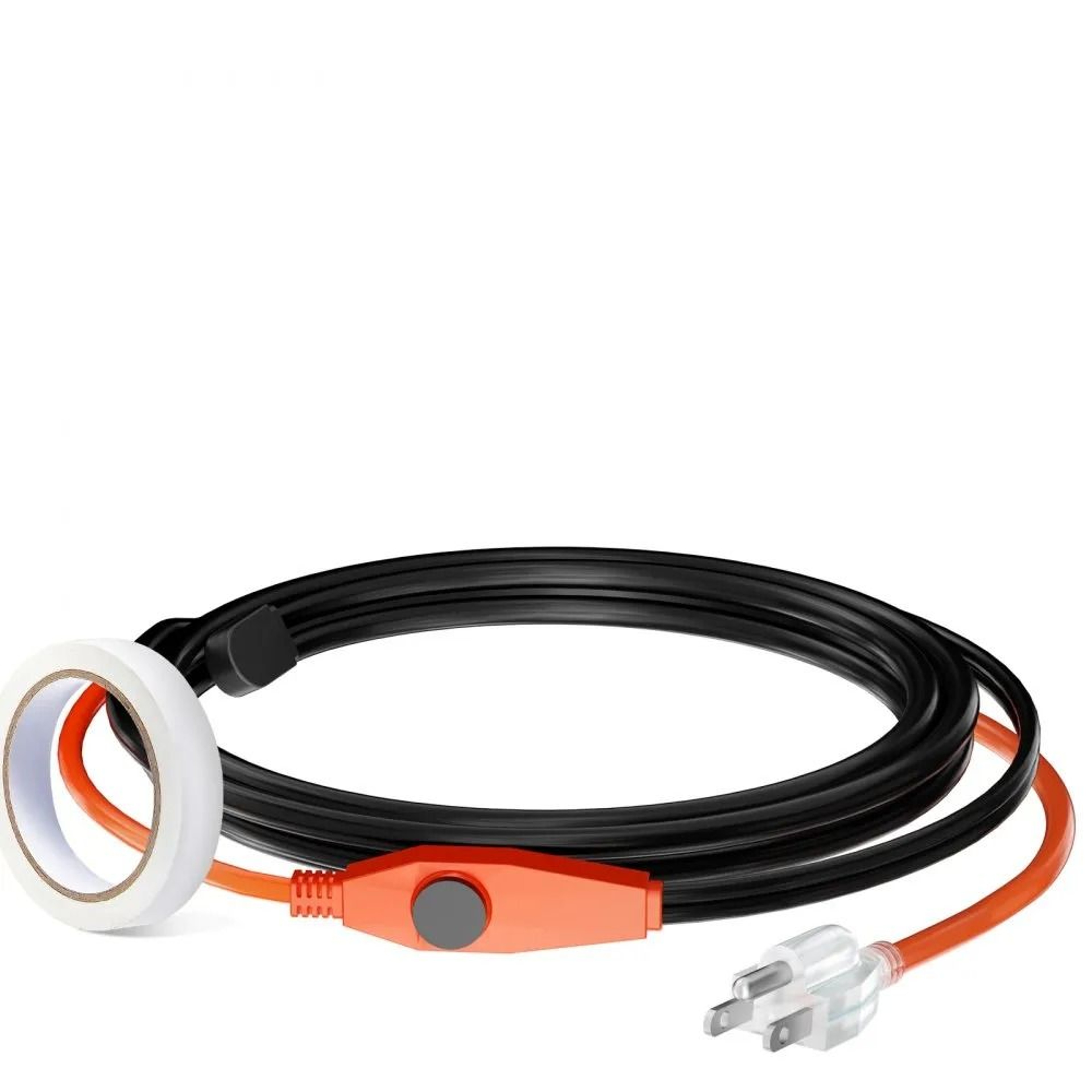 6FT Pipe Heating Cable With Thermostat 7W FT Heat Tape For Frozen Pipes 9