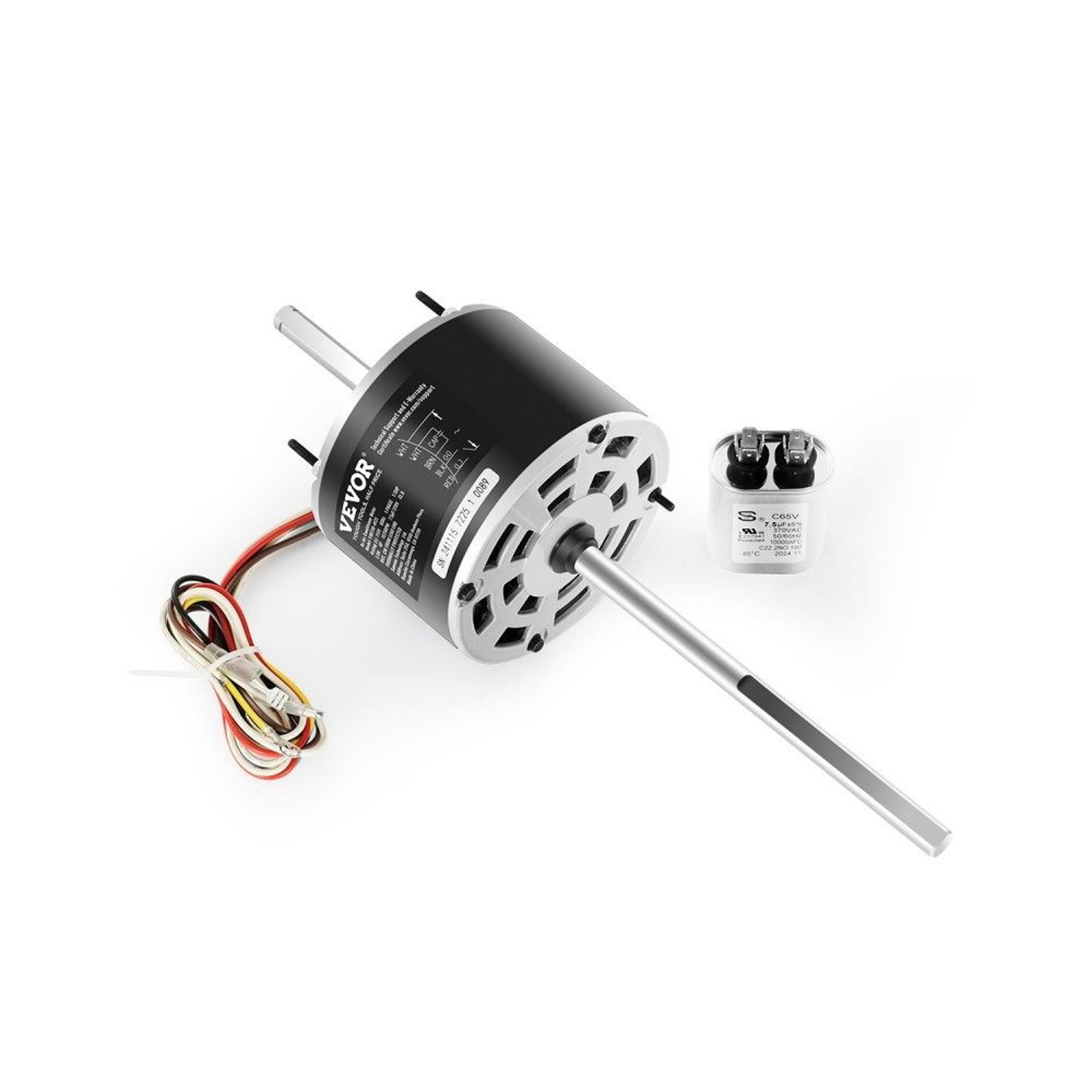 13HP RV AC Fan Motor 115V Dual Speed With Capacitor For Coleman Mach And Fasco D1092 0