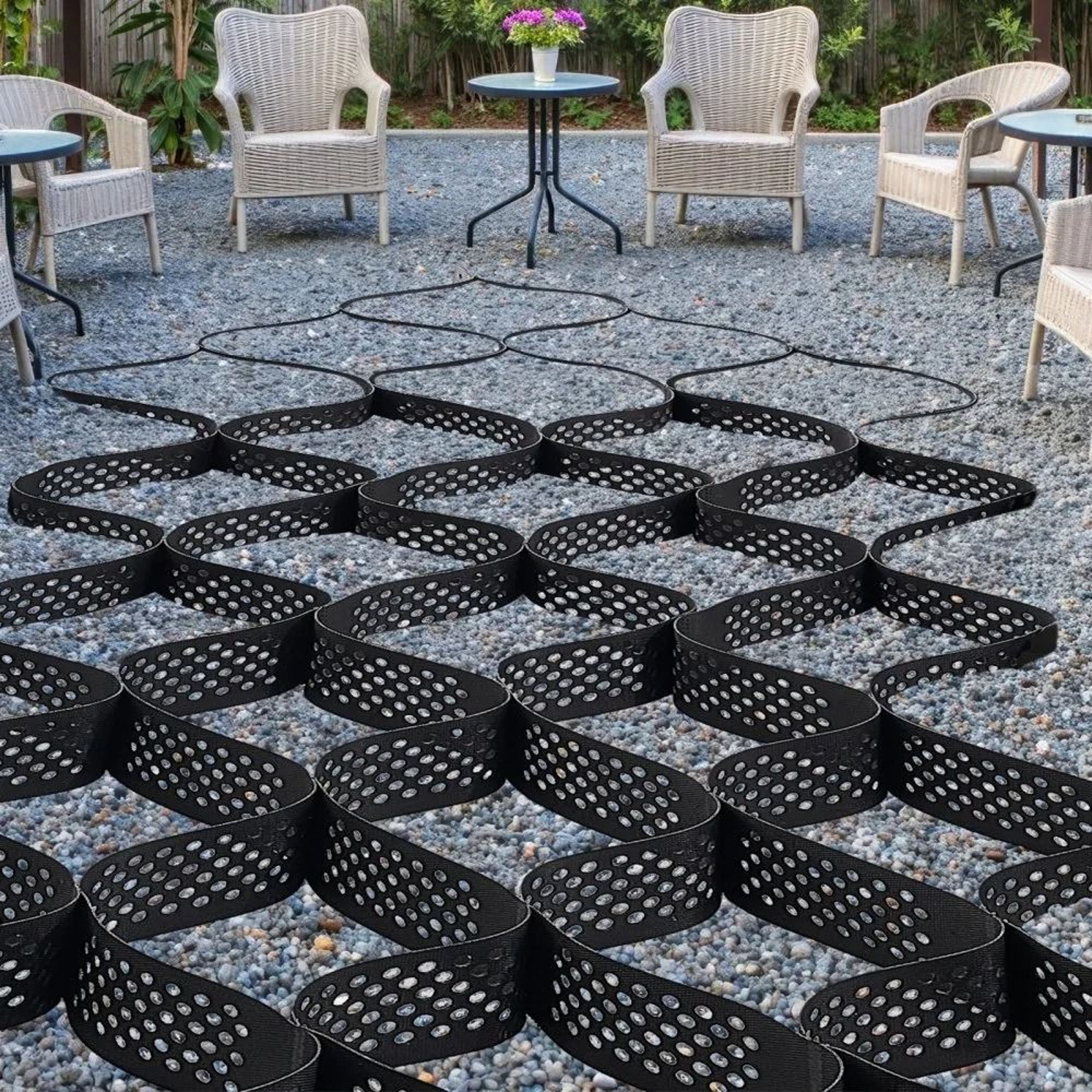 4 Inch Gravel Grid Heavy Duty Driveway Stabilization Grid 1706 X 886 FT HDPE Geocell 5
