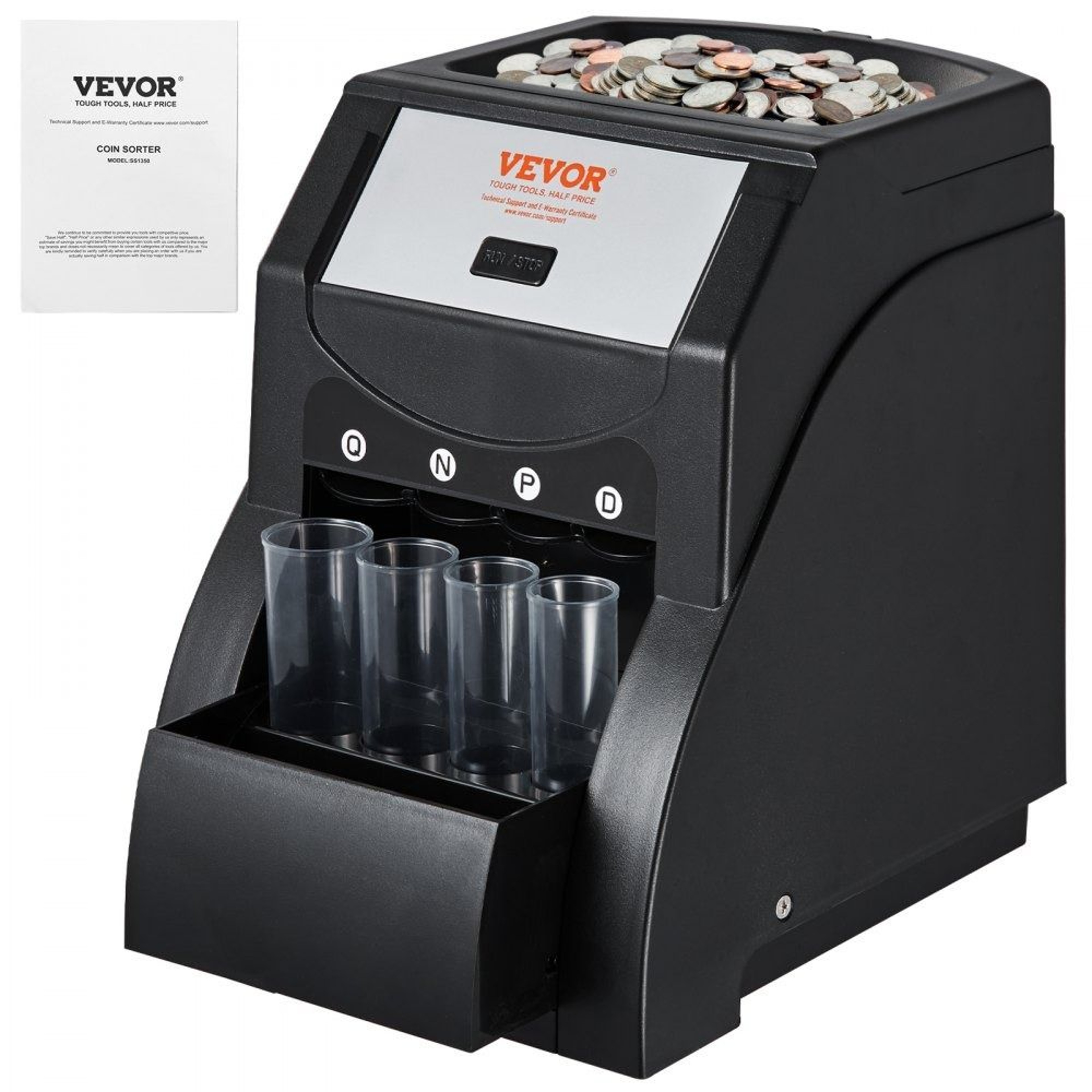 Automatic Coin Sorter Machine USD Coin Counting And Wrapping Machine 0