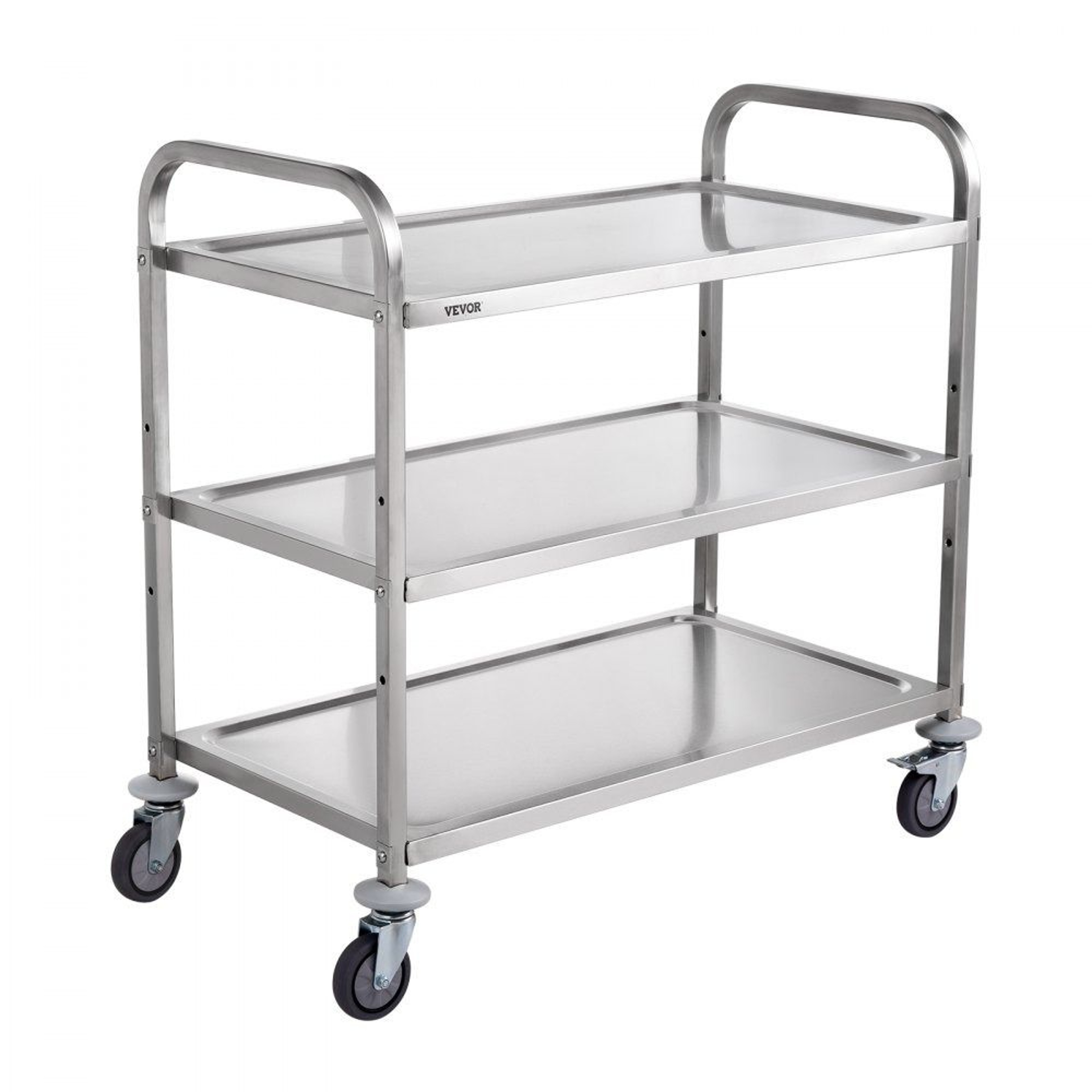 3 Tier Rolling Cart Heavy Duty Kitchen Utility Cart With Wheels 0