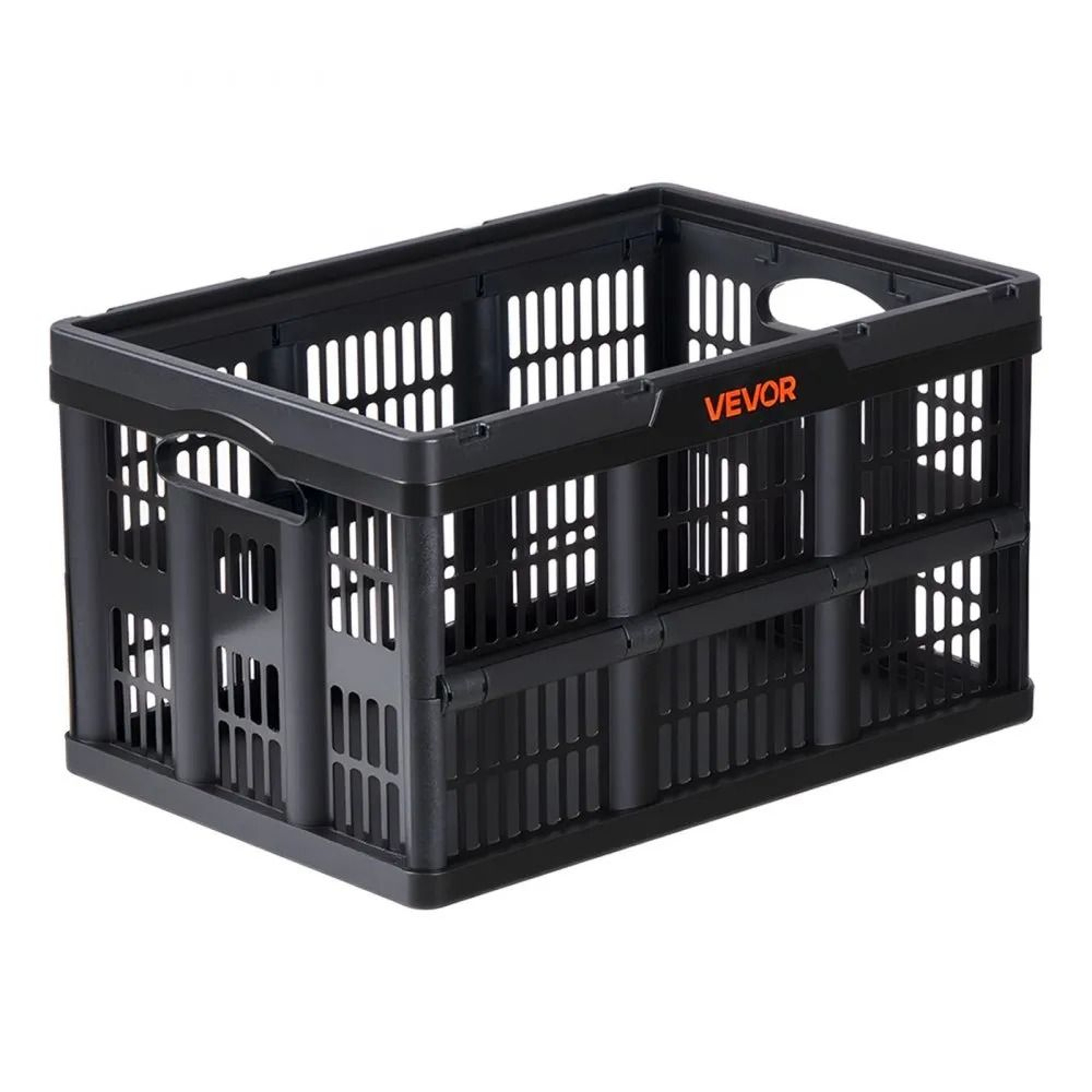 45L Collapsible Storage Bins 3 Pack Stackable Folding Storage Crates With Handles 8