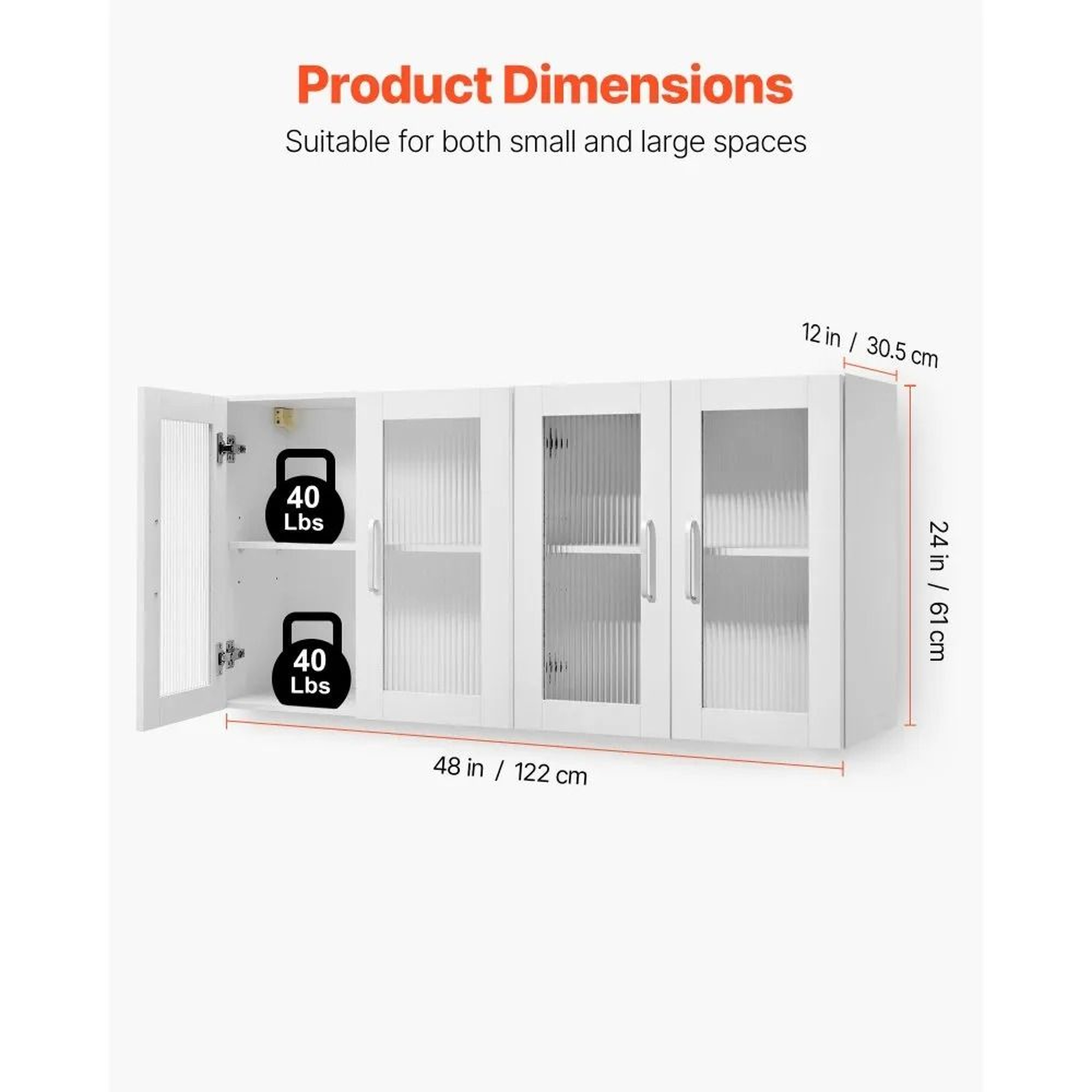 Space Saving Laundry Room Wall Cabinet Set With Adjustable Shelves And Soft Close Doors 4